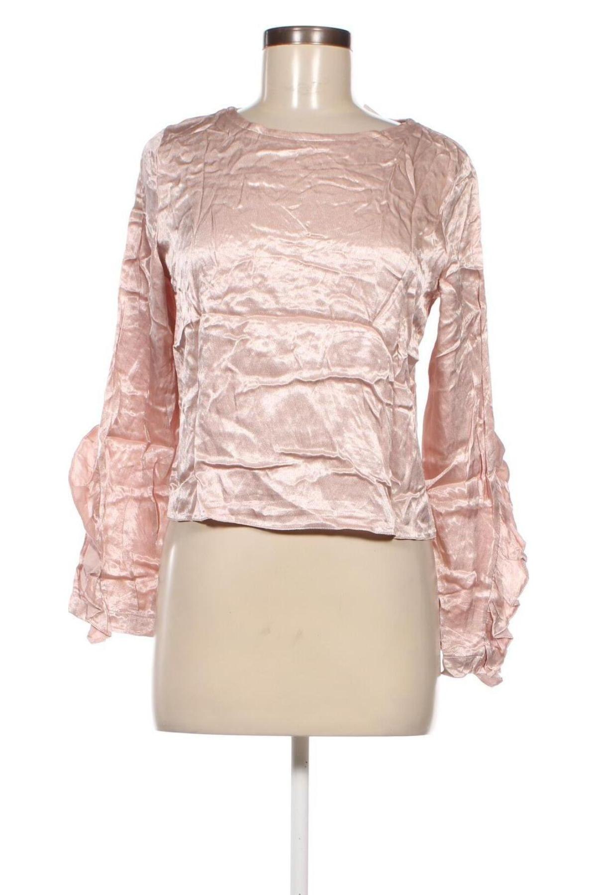 Γυναικεία μπλούζα Bershka, Μέγεθος M, Χρώμα Ρόζ , Τιμή 1,65 €