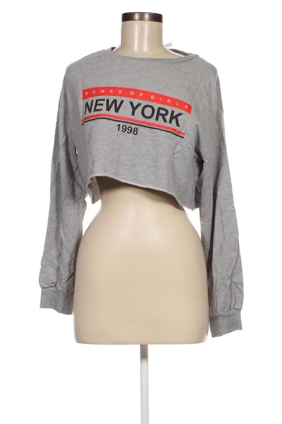Γυναικεία μπλούζα H&M Divided, Μέγεθος S, Χρώμα Γκρί, Τιμή 2,12 €