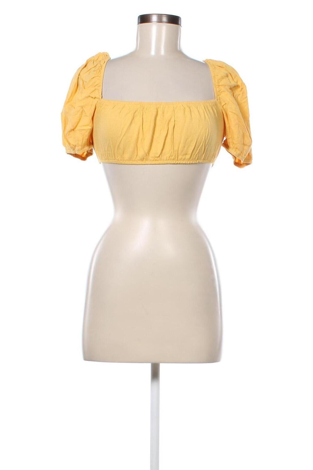 Γυναικεία μπλούζα Missguided, Μέγεθος M, Χρώμα Κίτρινο, Τιμή 2,24 €