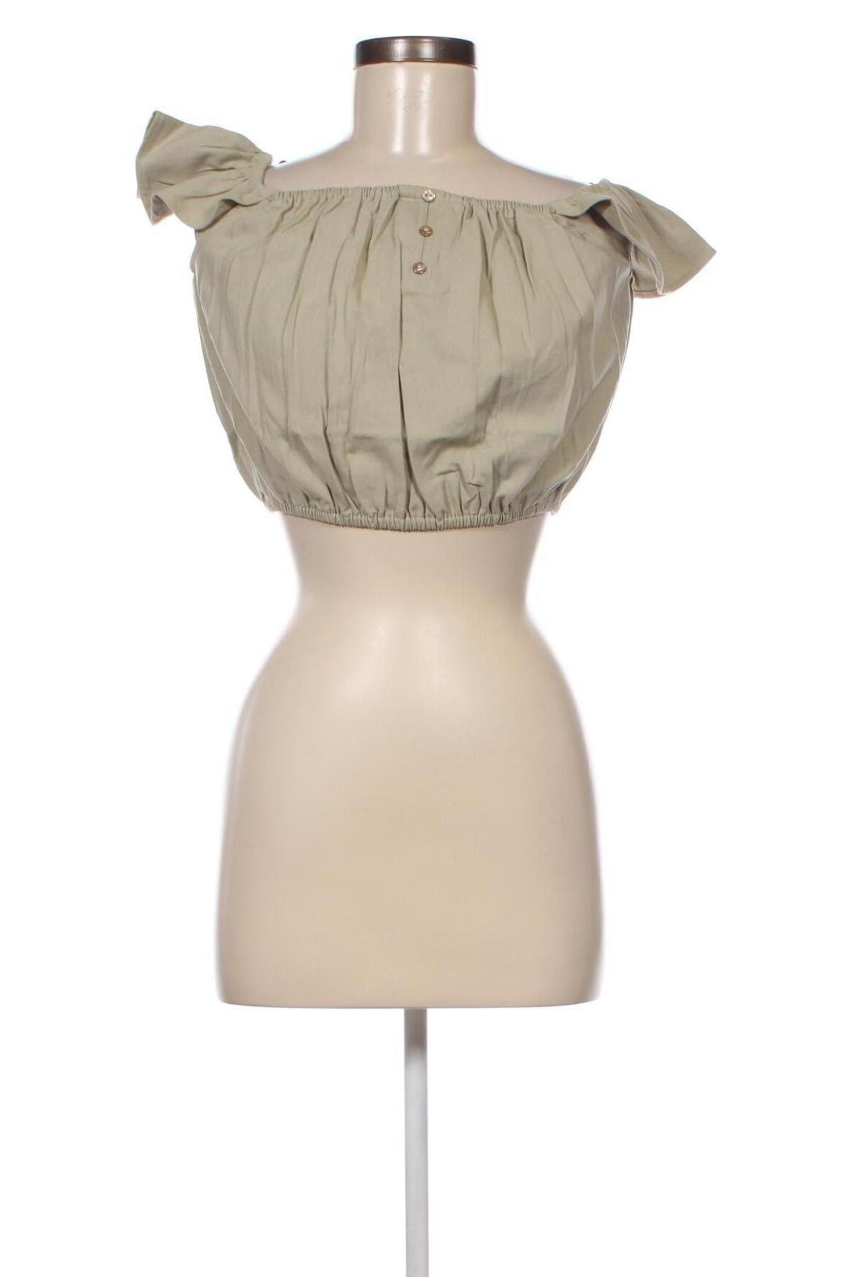 Γυναικεία μπλούζα Missguided, Μέγεθος XS, Χρώμα Πράσινο, Τιμή 3,68 €
