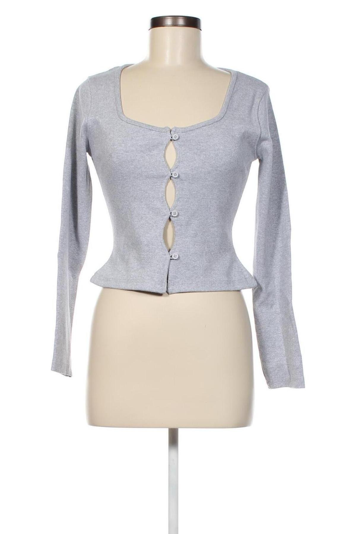 Γυναικεία μπλούζα Missguided, Μέγεθος M, Χρώμα Γκρί, Τιμή 4,47 €