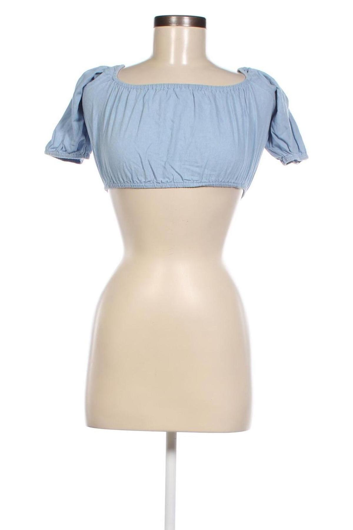 Γυναικεία μπλούζα Missguided, Μέγεθος S, Χρώμα Μπλέ, Τιμή 15,98 €