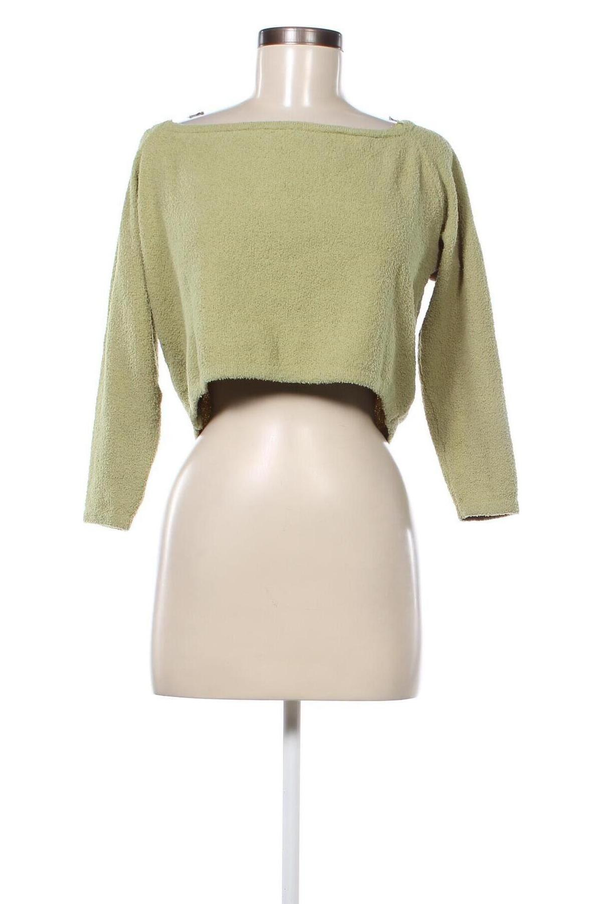 Γυναικεία μπλούζα Monki, Μέγεθος XL, Χρώμα Πράσινο, Τιμή 2,41 €