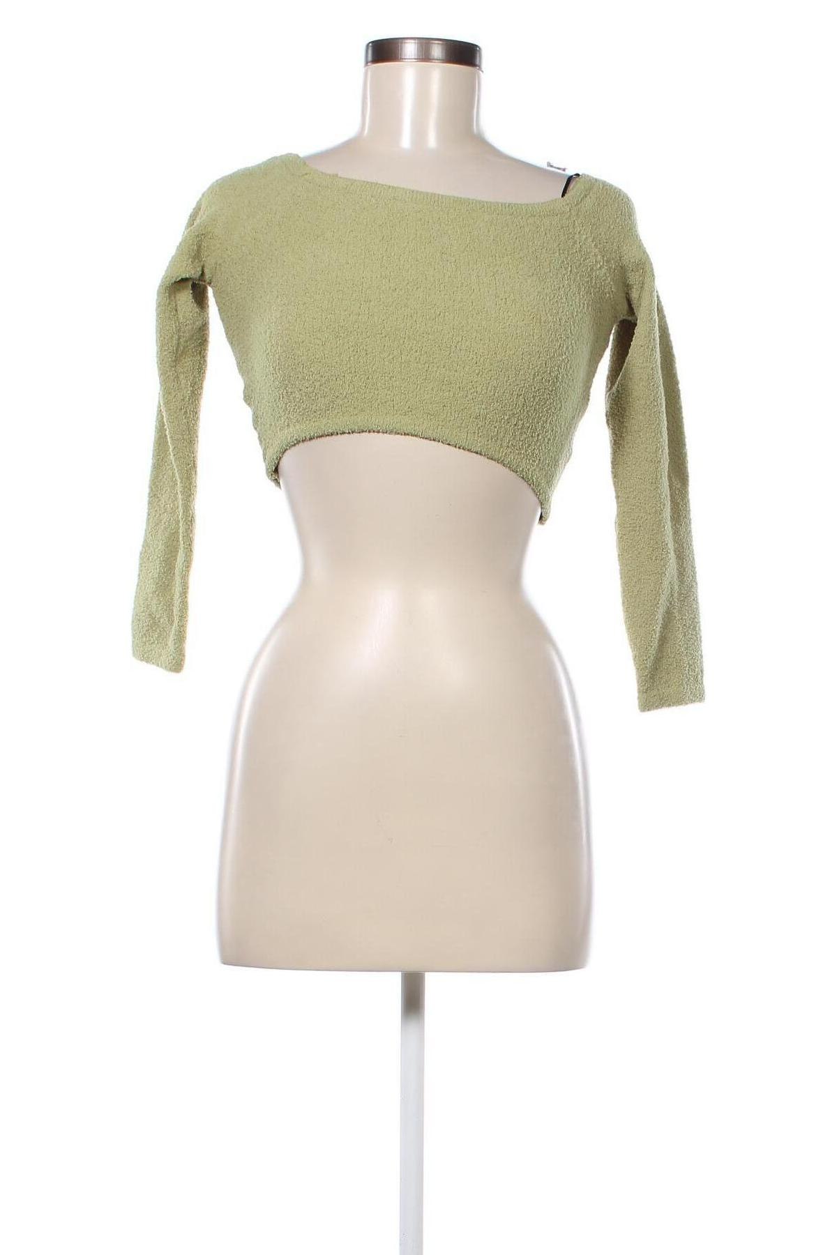 Γυναικεία μπλούζα Monki, Μέγεθος XS, Χρώμα Πράσινο, Τιμή 2,55 €