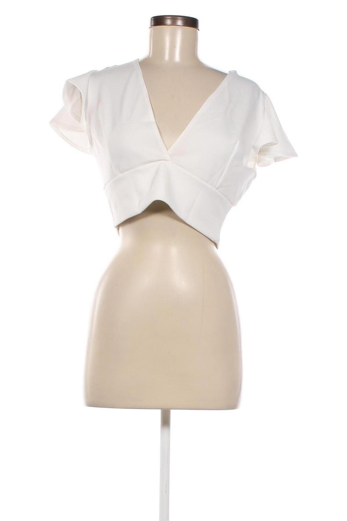 Дамска блуза Nly One, Размер L, Цвят Бял, Цена 14,26 лв.