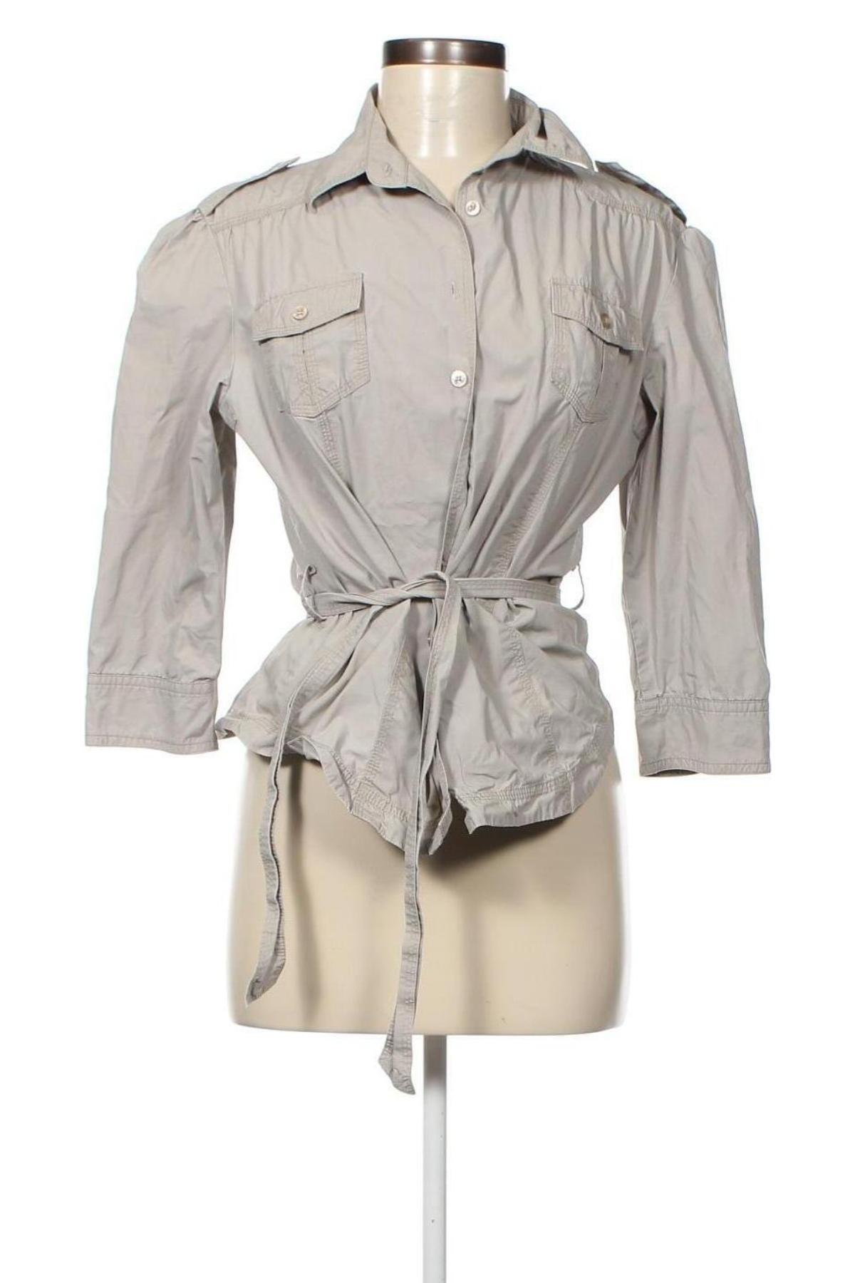 Γυναικείο πουκάμισο Life Line, Μέγεθος M, Χρώμα Γκρί, Τιμή 2,47 €