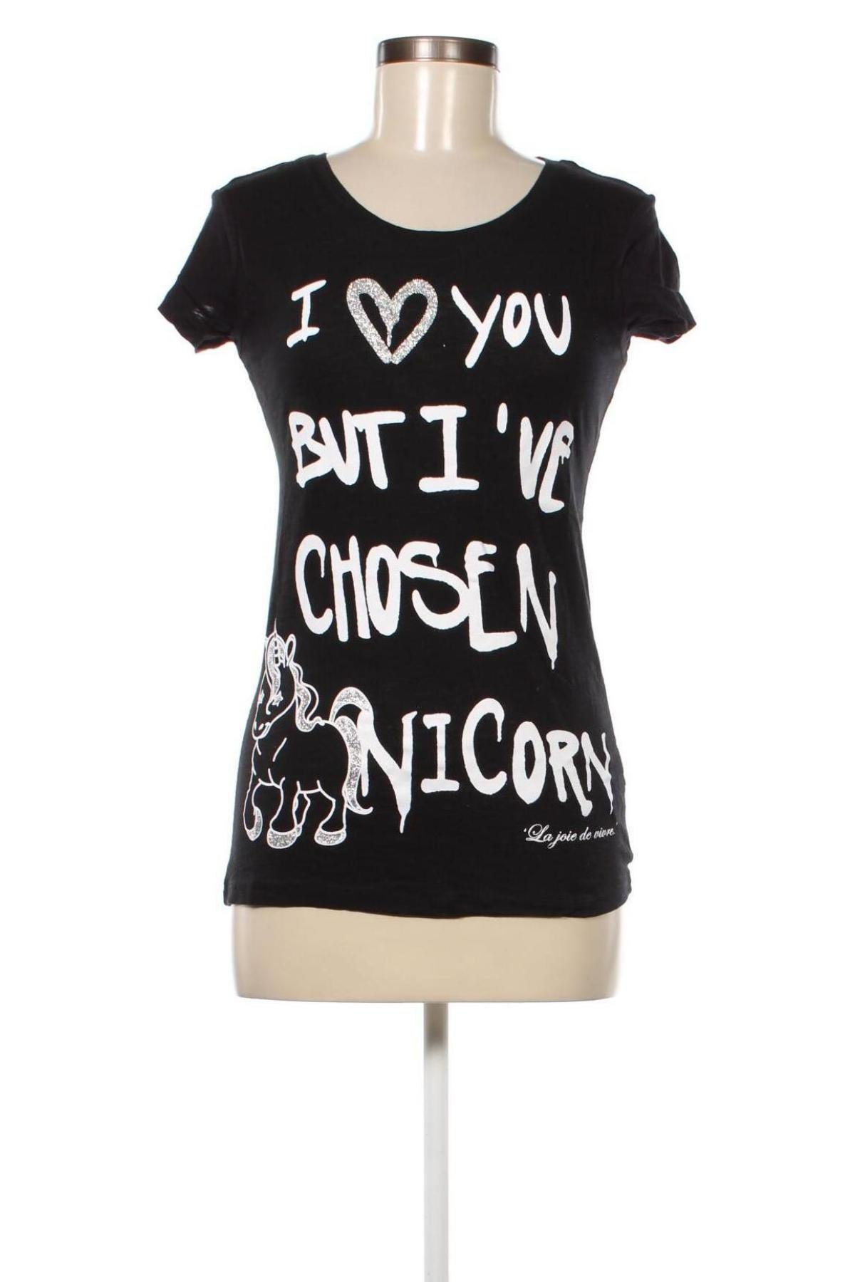 Γυναικείο t-shirt Trueprodigy, Μέγεθος S, Χρώμα Μαύρο, Τιμή 7,36 €