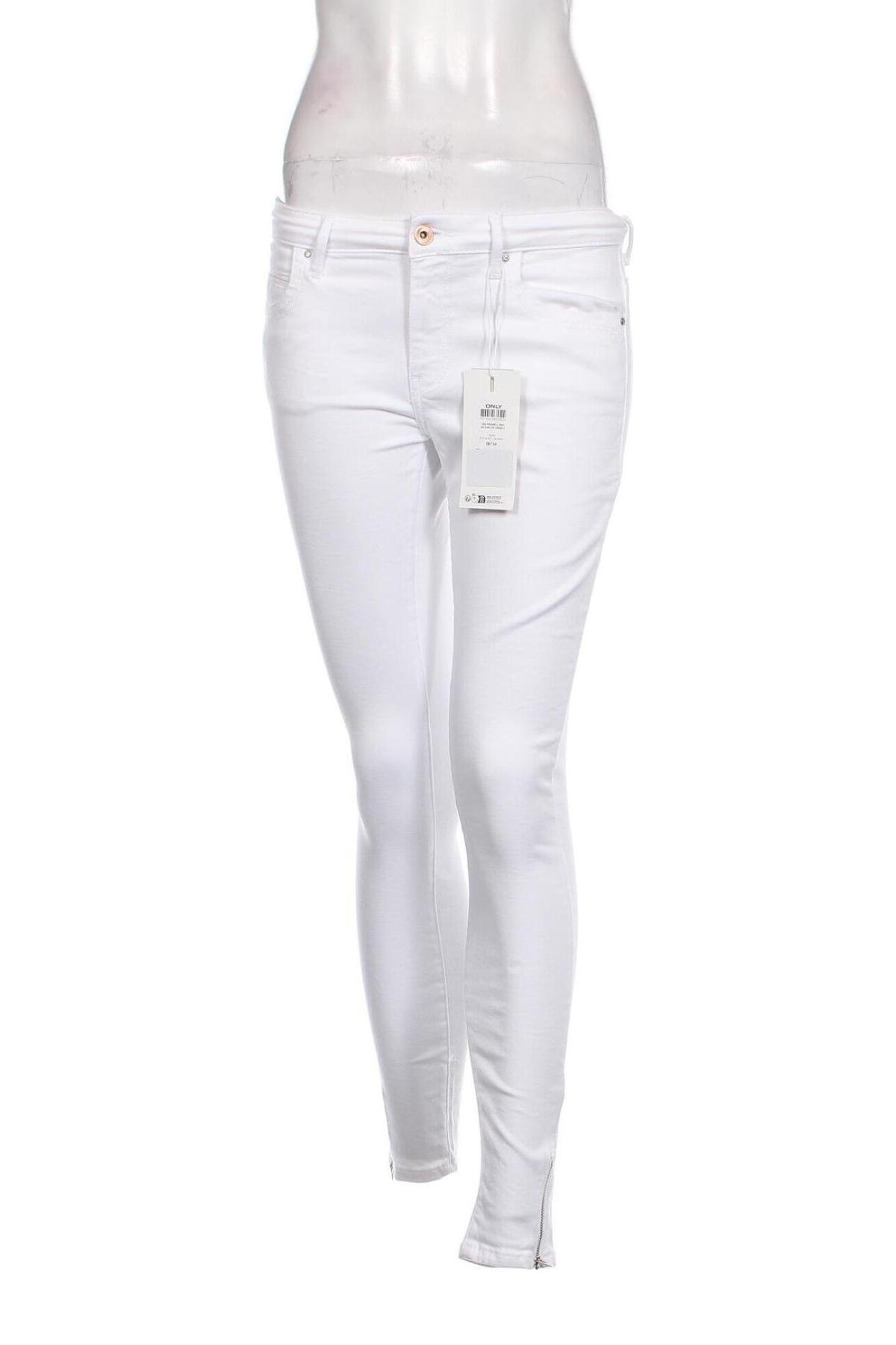 Γυναικείο Τζίν ONLY, Μέγεθος S, Χρώμα Λευκό, Τιμή 35,05 €