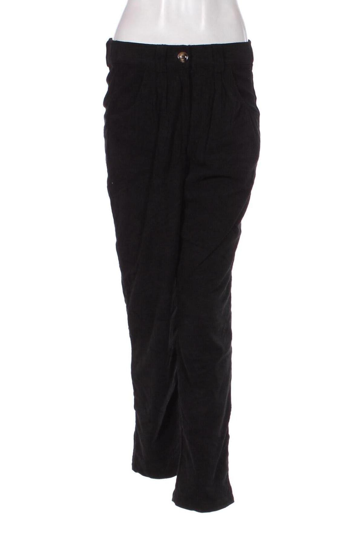 Γυναικείο κοτλέ παντελόνι, Μέγεθος S, Χρώμα Μαύρο, Τιμή 2,87 €