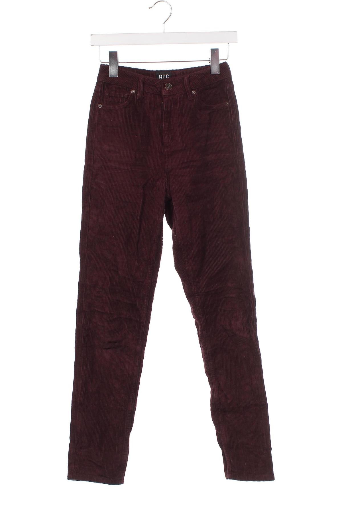 Γυναικείο κοτλέ παντελόνι BDG, Μέγεθος XS, Χρώμα Κόκκινο, Τιμή 2,69 €
