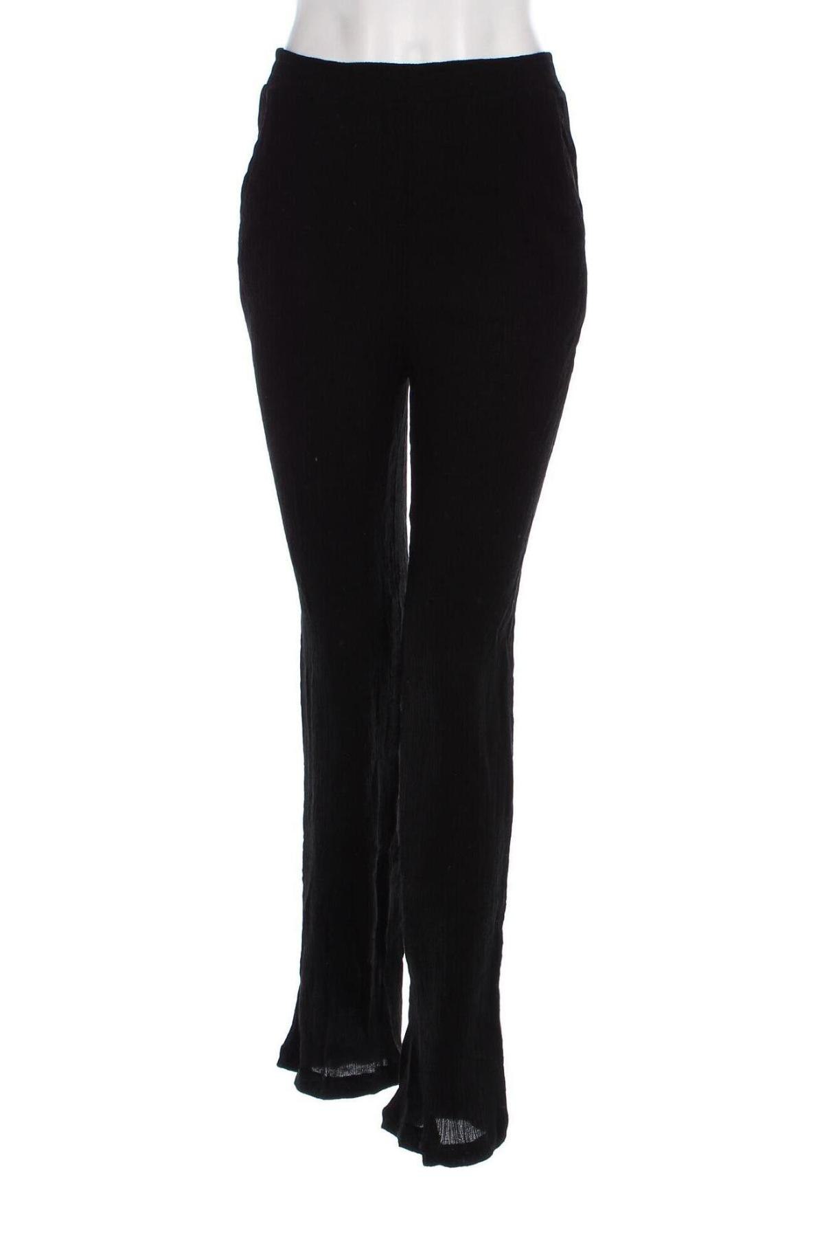 Pantaloni de femei Bershka, Mărime M, Culoare Negru, Preț 151,32 Lei