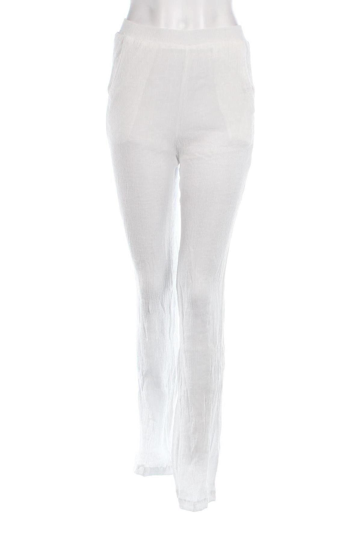 Damenhose Bershka, Größe S, Farbe Weiß, Preis 23,71 €