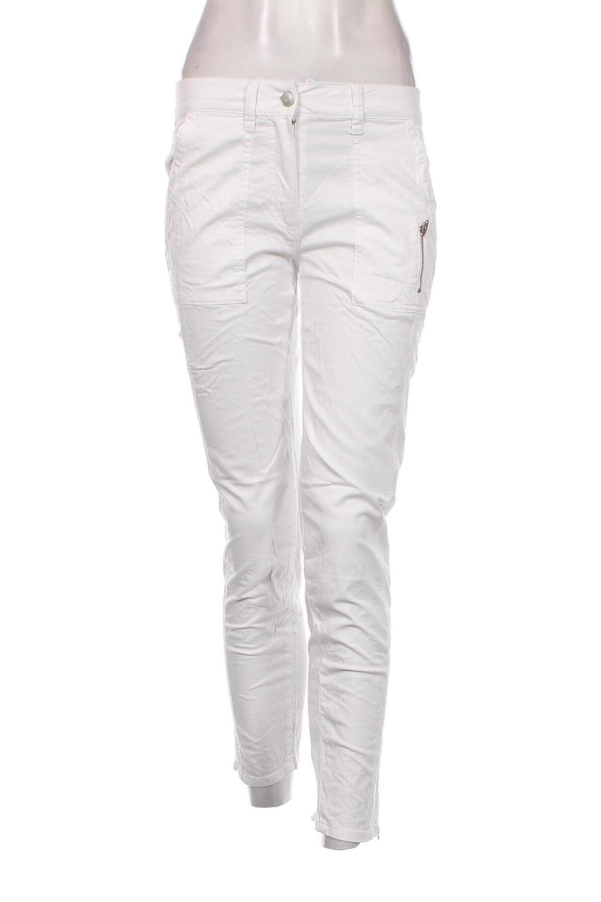 Дамски панталон Gerry Weber, Размер M, Цвят Бял, Цена 8,82 лв.