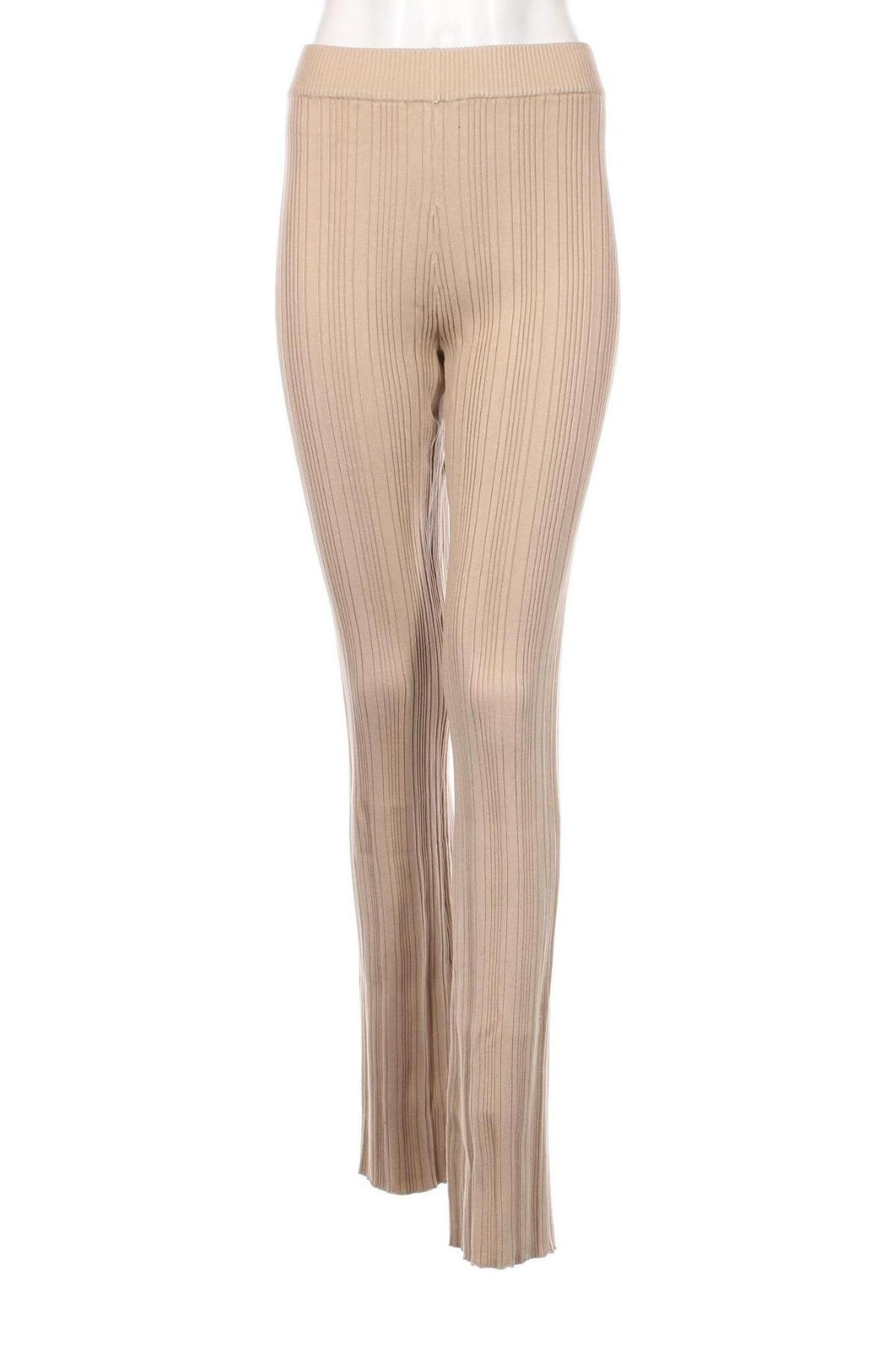 Дамски панталон Gina Tricot, Размер XL, Цвят Бежов, Цена 54,00 лв.