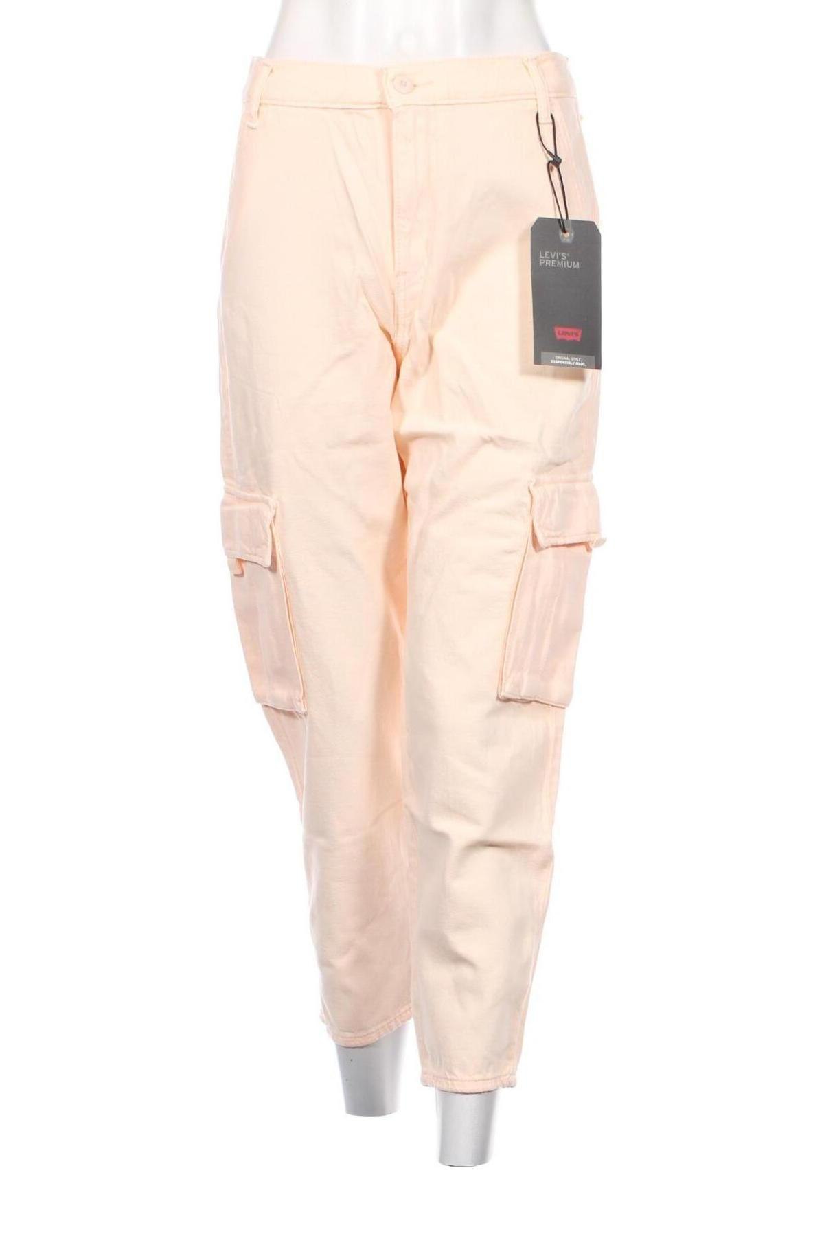 Dámské kalhoty  Levi's, Velikost M, Barva Růžová, Cena  296,00 Kč