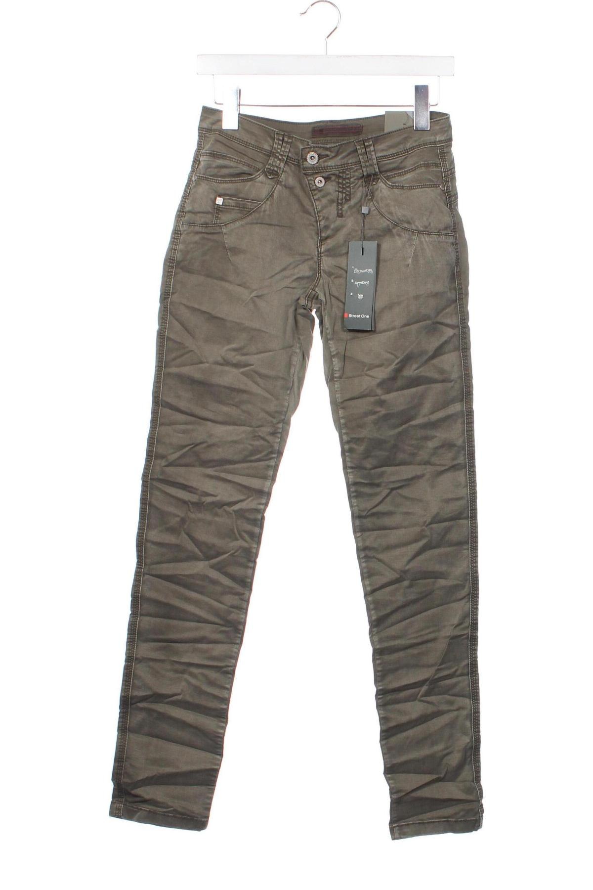 Pantaloni de femei Street One, Mărime XS, Culoare Verde, Preț 25,76 Lei