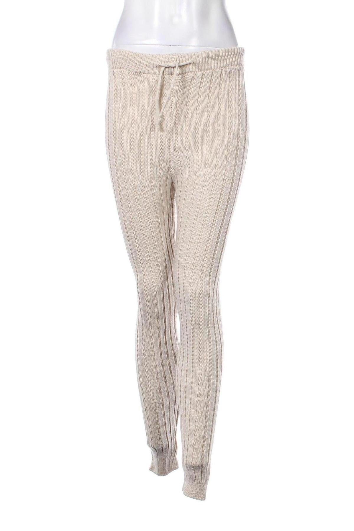 Дамски панталон Trendyol, Размер S, Цвят Бежов, Цена 9,57 лв.