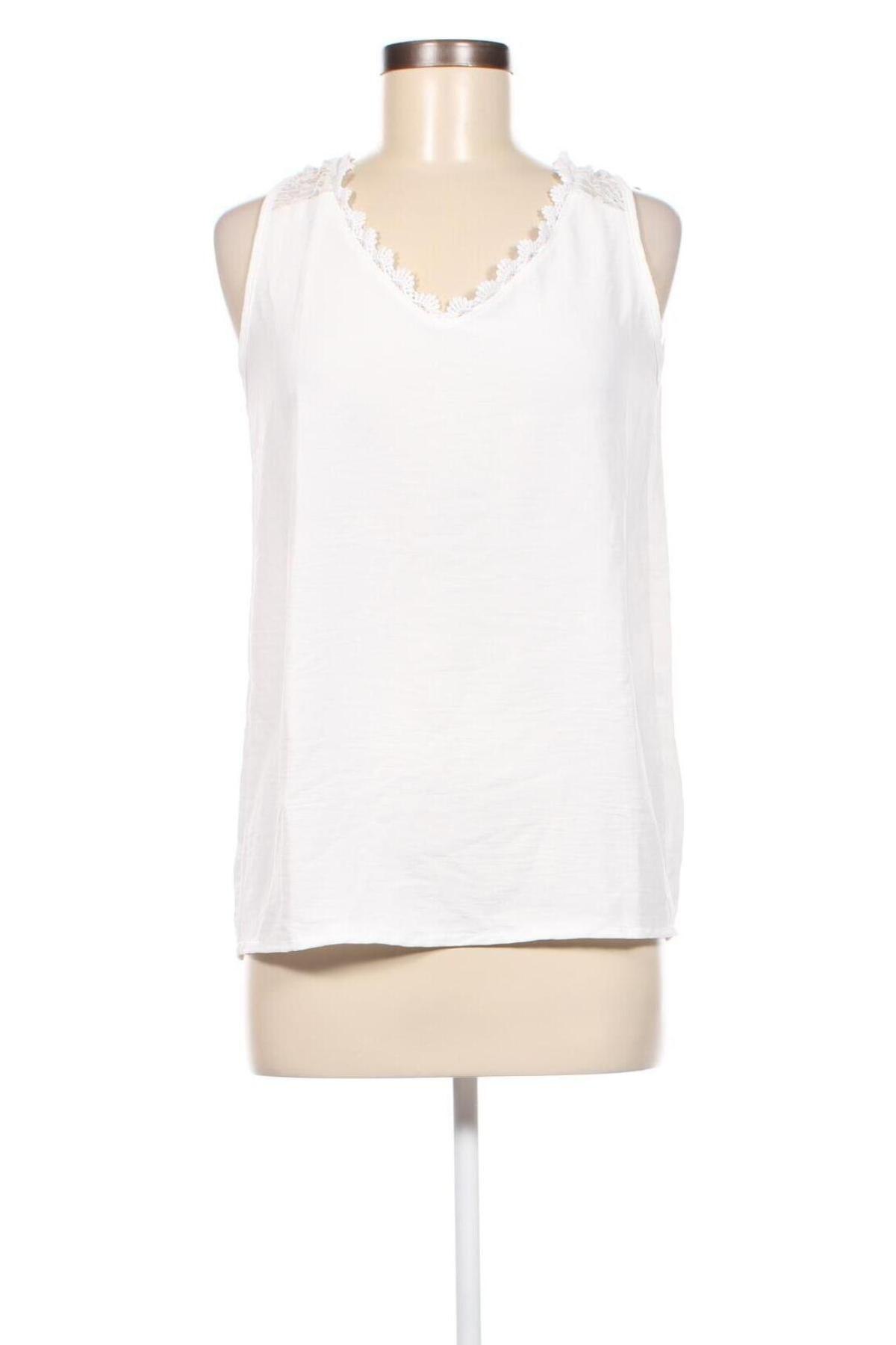Γυναικείο αμάνικο μπλουζάκι, Μέγεθος M, Χρώμα Λευκό, Τιμή 10,82 €