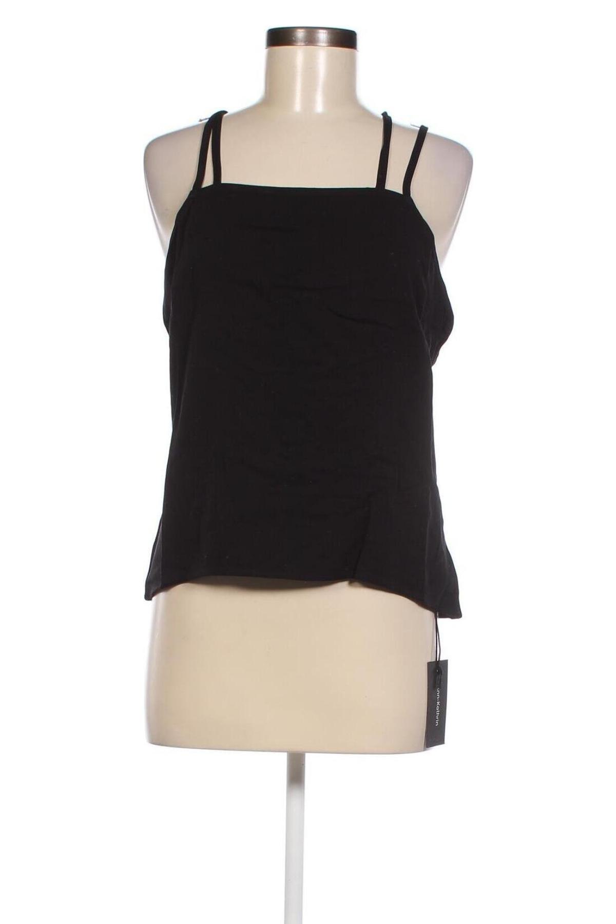 Γυναικείο αμάνικο μπλουζάκι Ann-Kathrin Gotze x P&C, Μέγεθος L, Χρώμα Μαύρο, Τιμή 5,38 €
