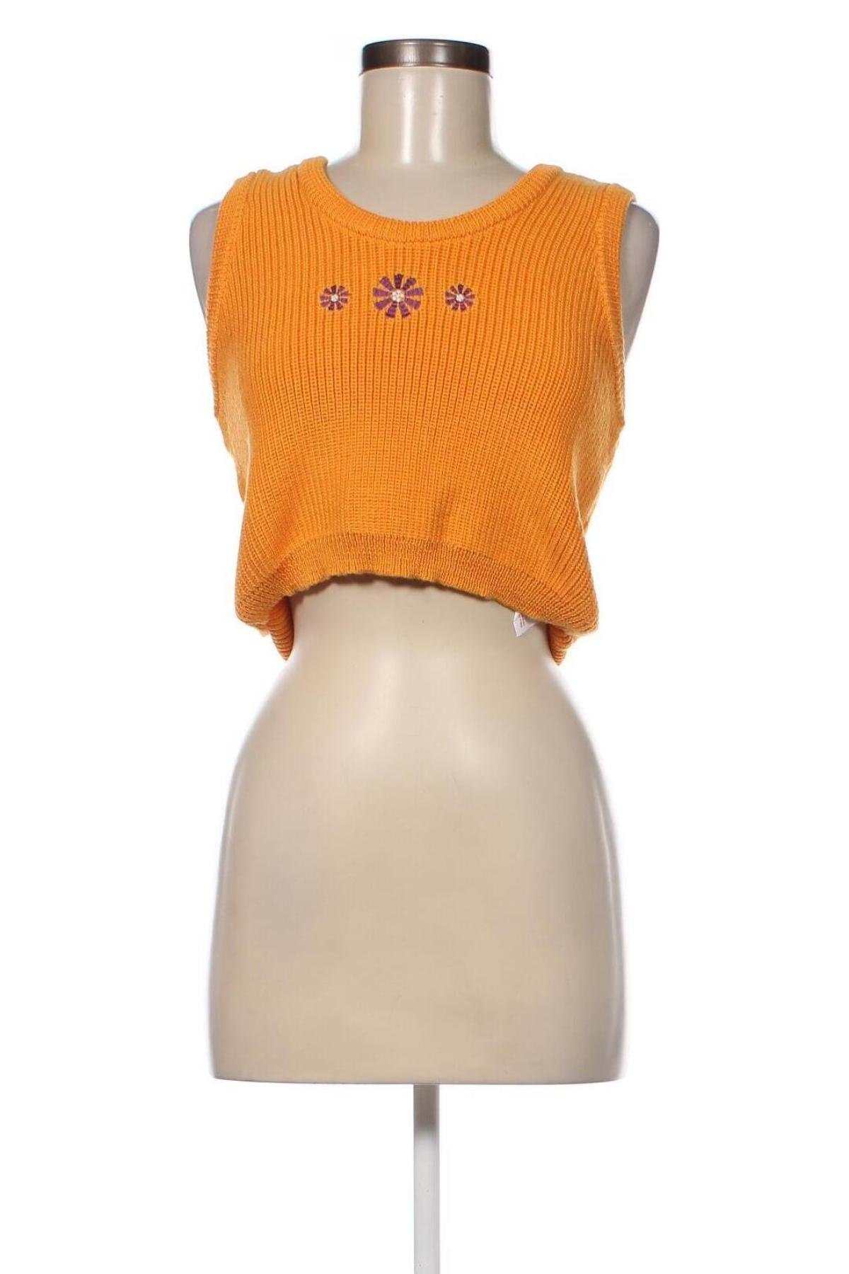Γυναικείο αμάνικο μπλουζάκι Daisy Street, Μέγεθος XL, Χρώμα Πορτοκαλί, Τιμή 5,95 €