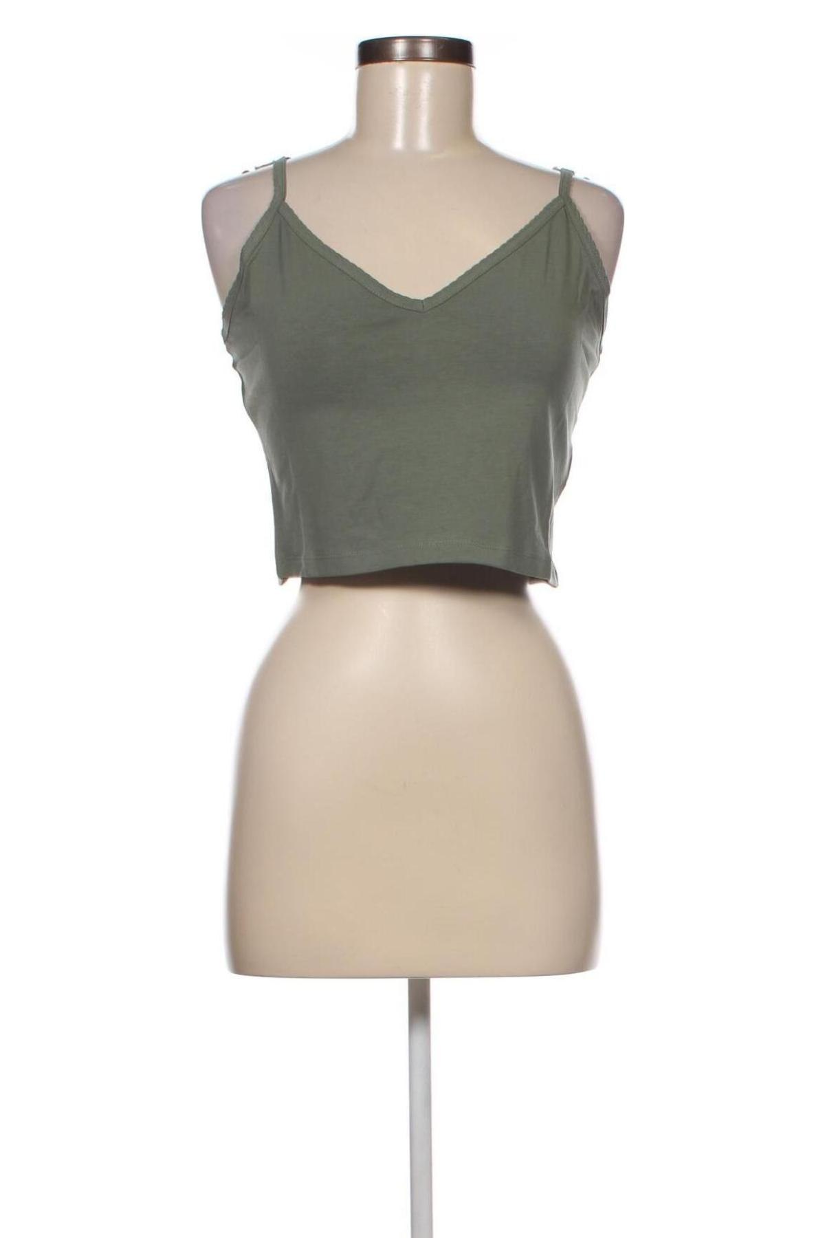 Γυναικείο αμάνικο μπλουζάκι Even&Odd, Μέγεθος L, Χρώμα Πράσινο, Τιμή 1,84 €