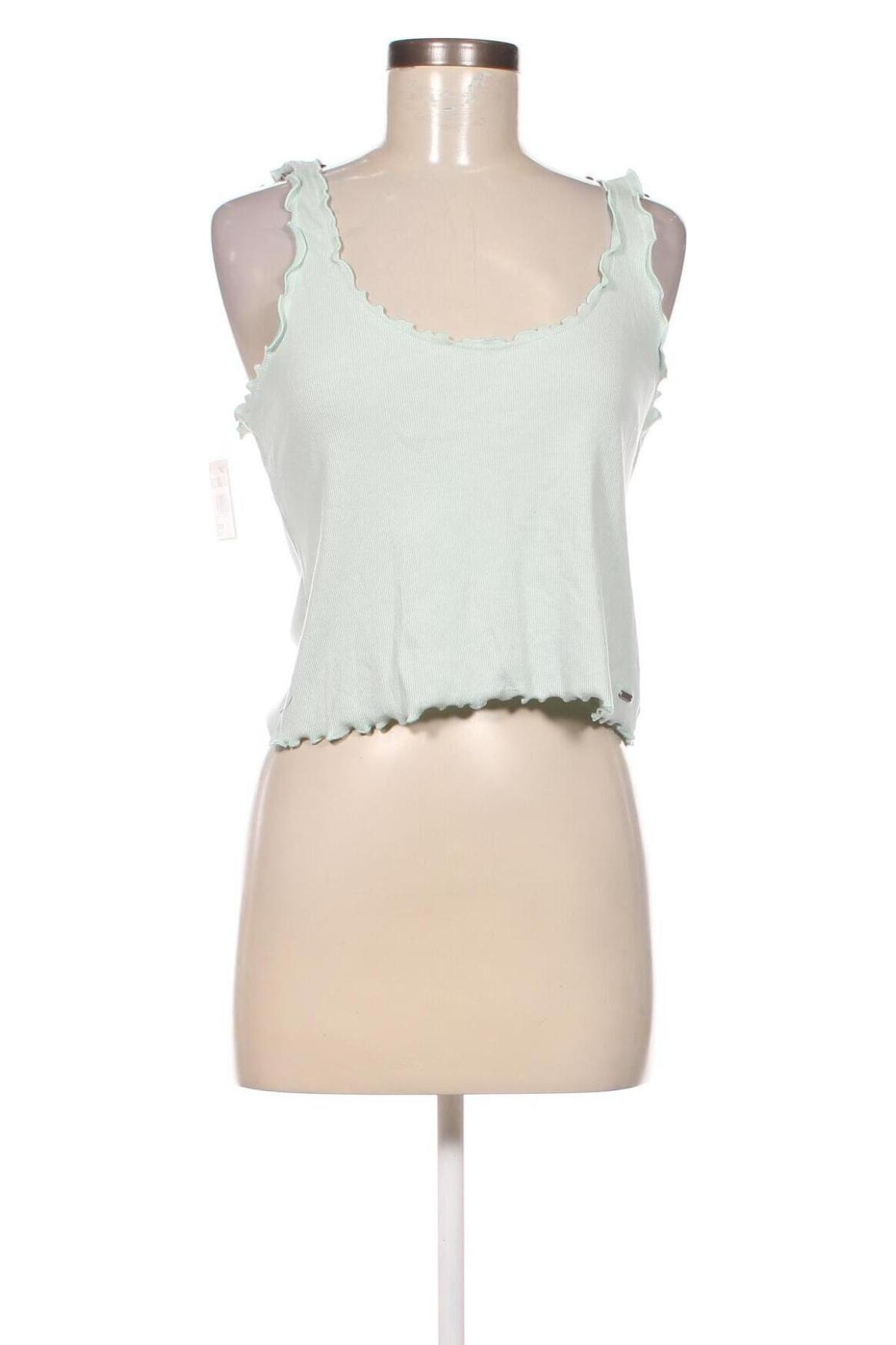 Γυναικείο αμάνικο μπλουζάκι Hollister, Μέγεθος XL, Χρώμα Πράσινο, Τιμή 4,19 €
