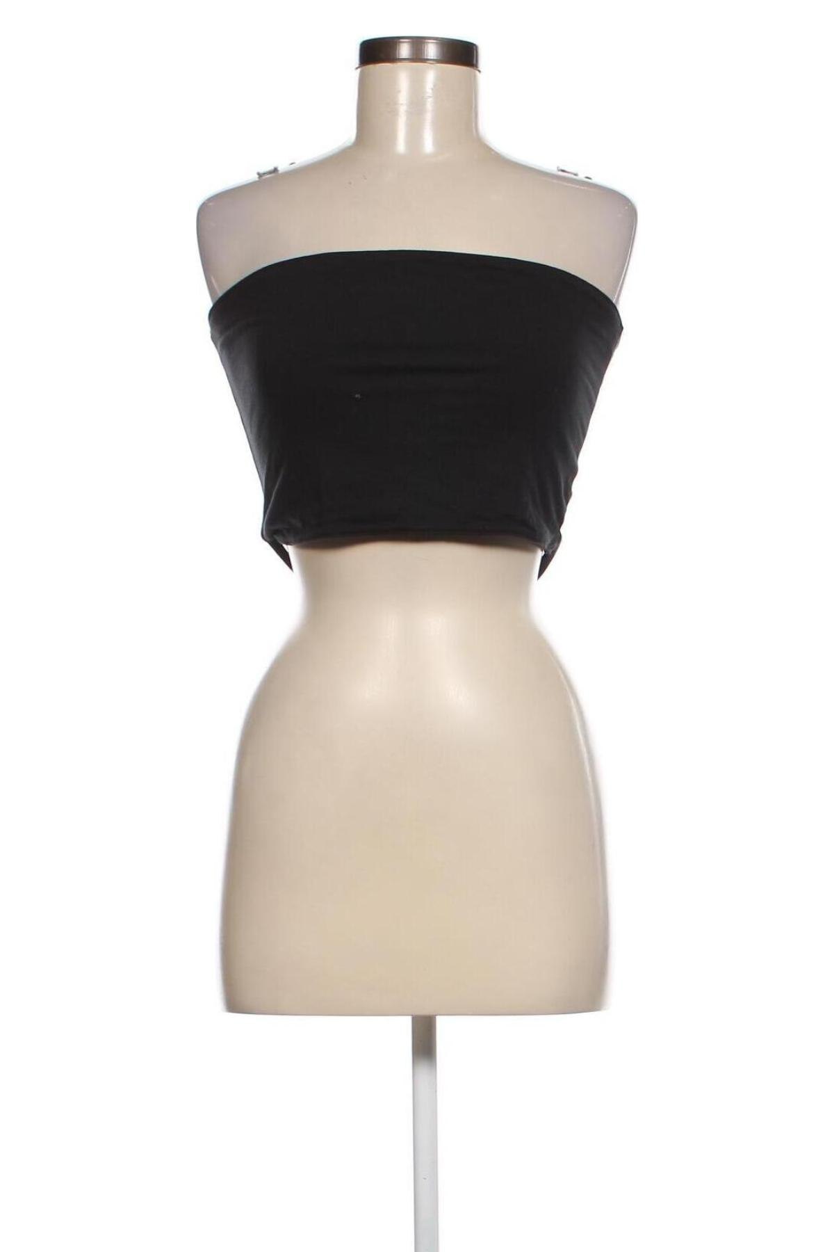 Γυναικείο αμάνικο μπλουζάκι Hollister, Μέγεθος L, Χρώμα Μαύρο, Τιμή 4,93 €