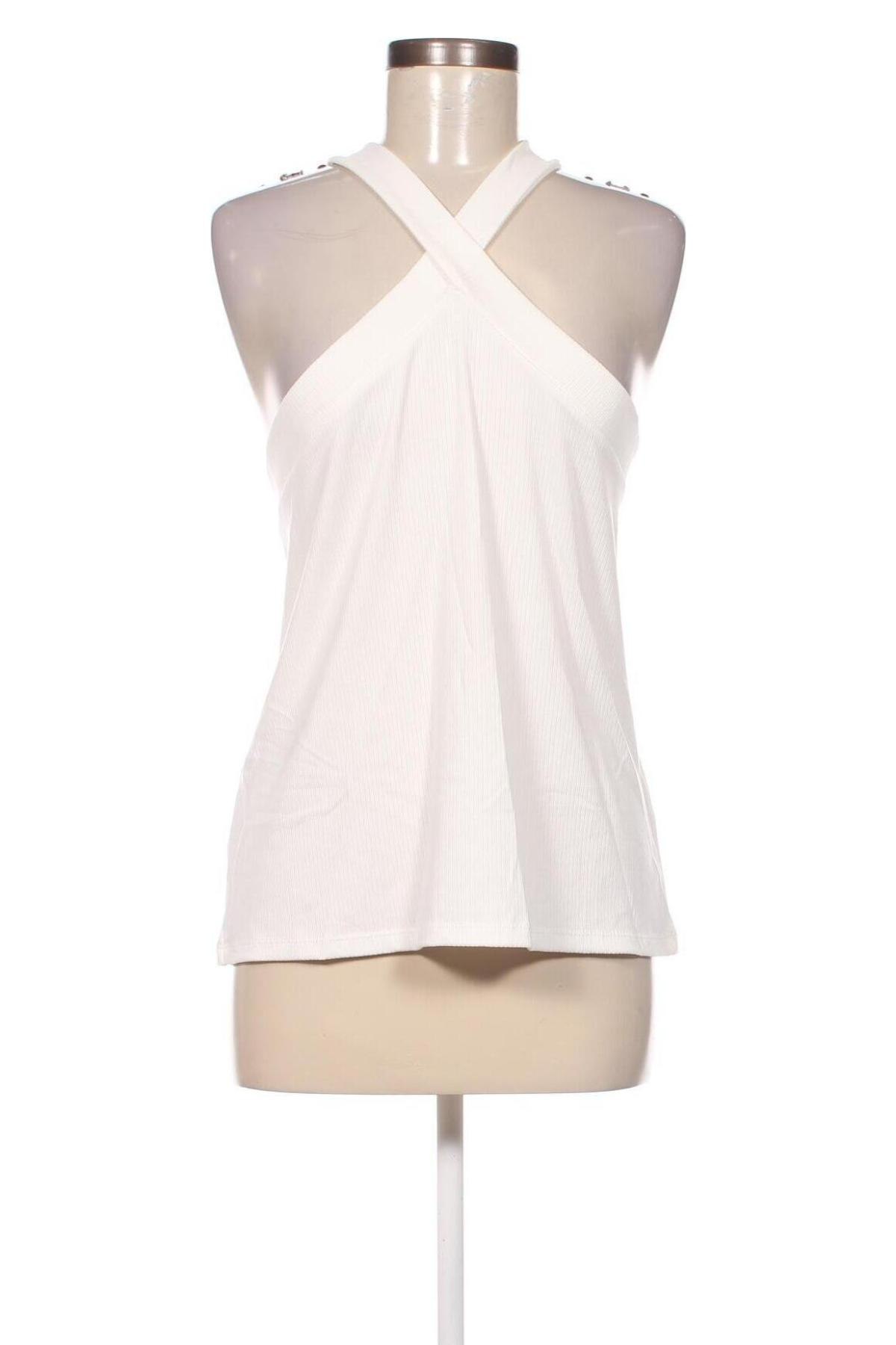 Γυναικείο αμάνικο μπλουζάκι Kiabi, Μέγεθος XL, Χρώμα Εκρού, Τιμή 10,82 €