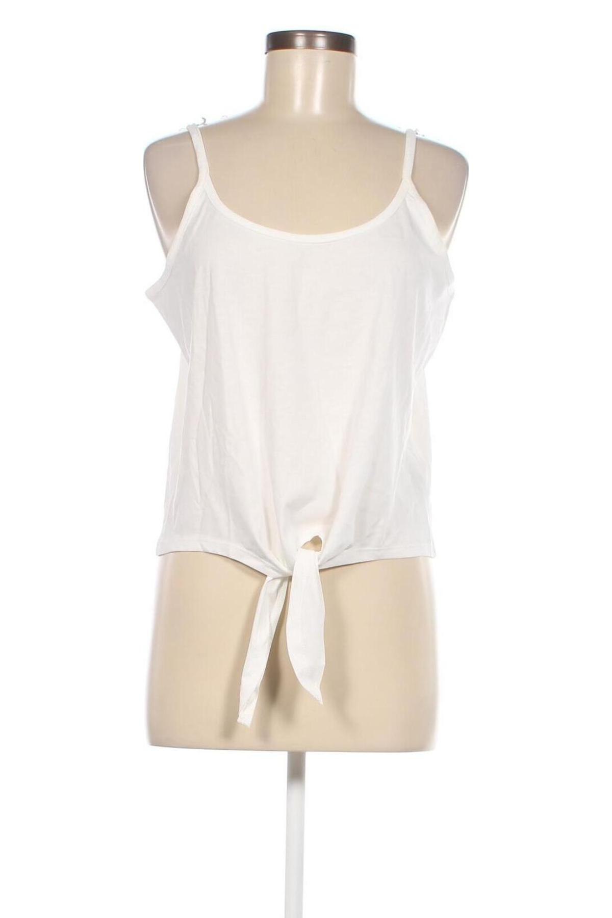 Γυναικείο αμάνικο μπλουζάκι ONLY, Μέγεθος L, Χρώμα Λευκό, Τιμή 3,34 €