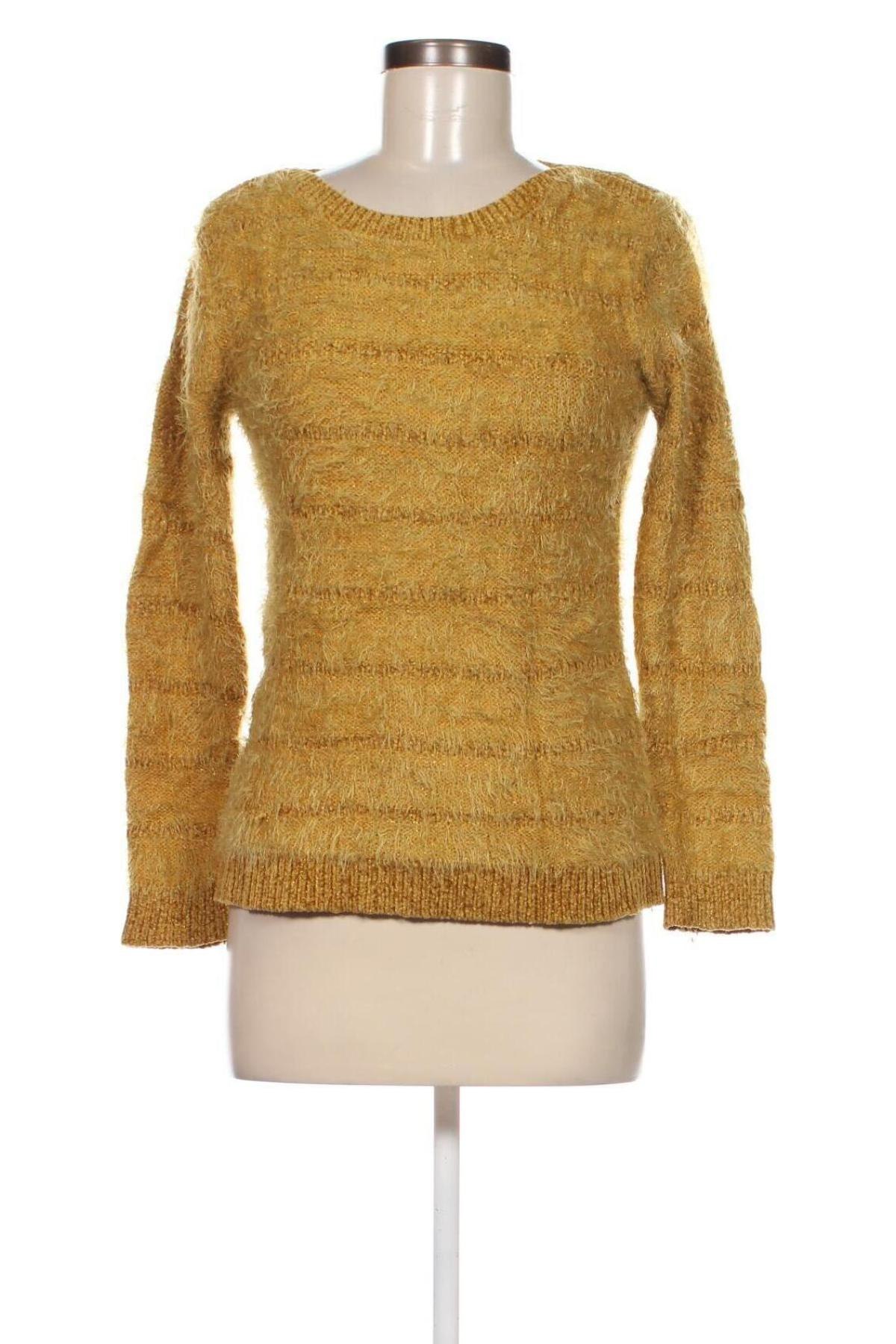 Дамски пуловер, Размер L, Цвят Жълт, Цена 4,64 лв.