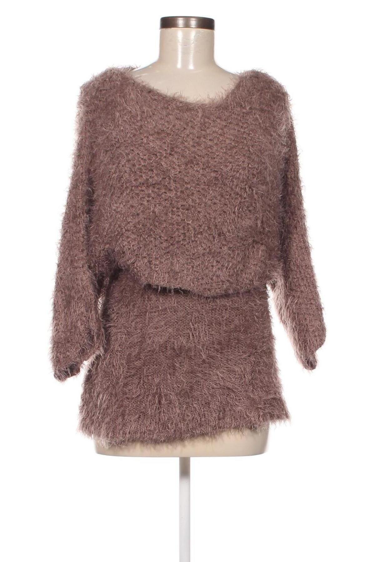 Дамски пуловер Breal, Размер M, Цвят Кафяв, Цена 4,35 лв.