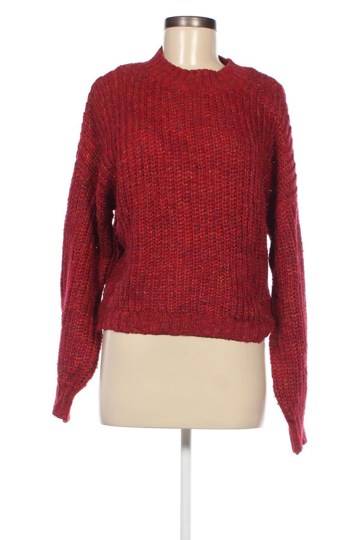 Дамски пуловер Clockhouse, Размер M, Цвят Червен, Цена 4,64 лв.