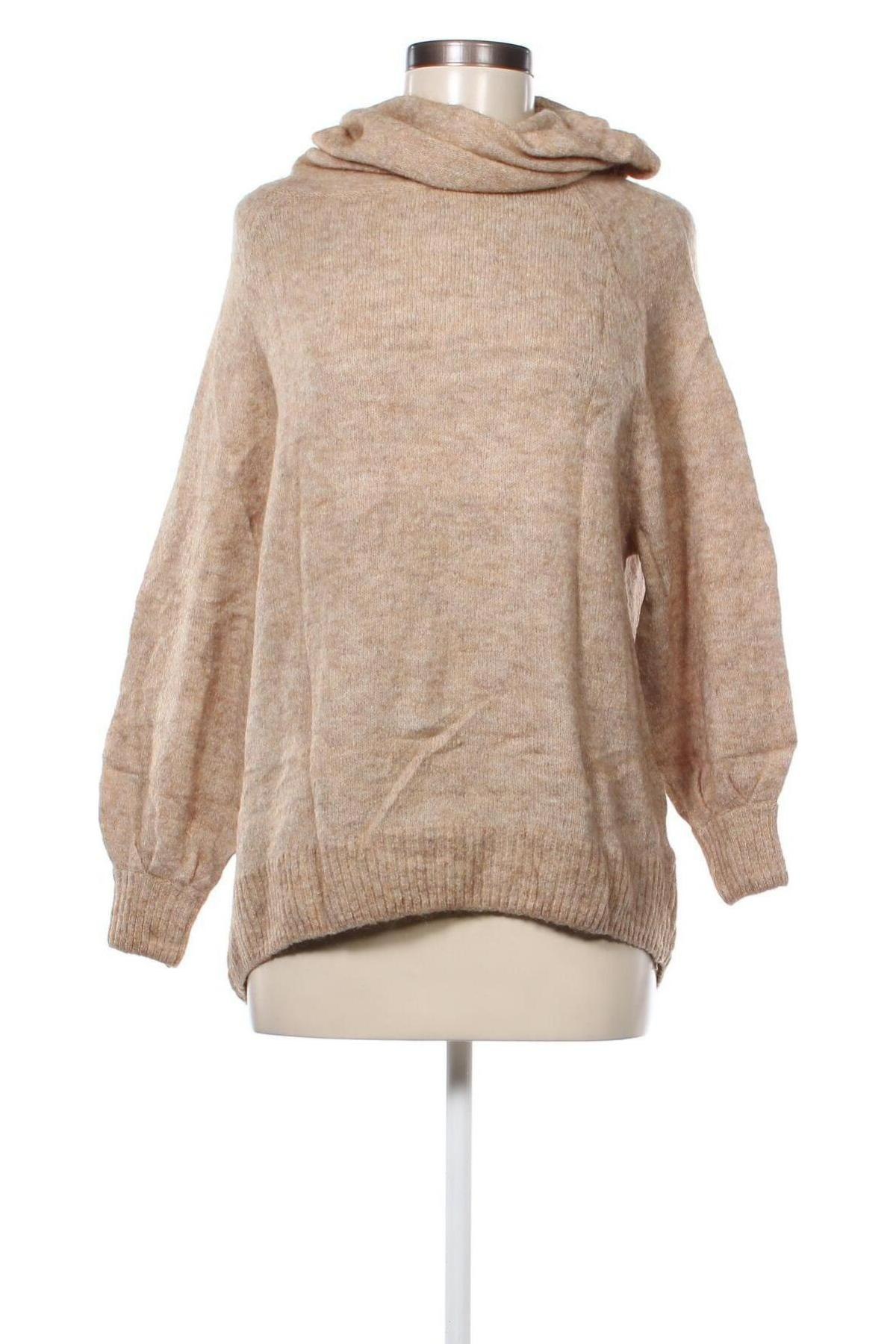 Дамски пуловер H&M, Размер M, Цвят Бежов, Цена 4,64 лв.