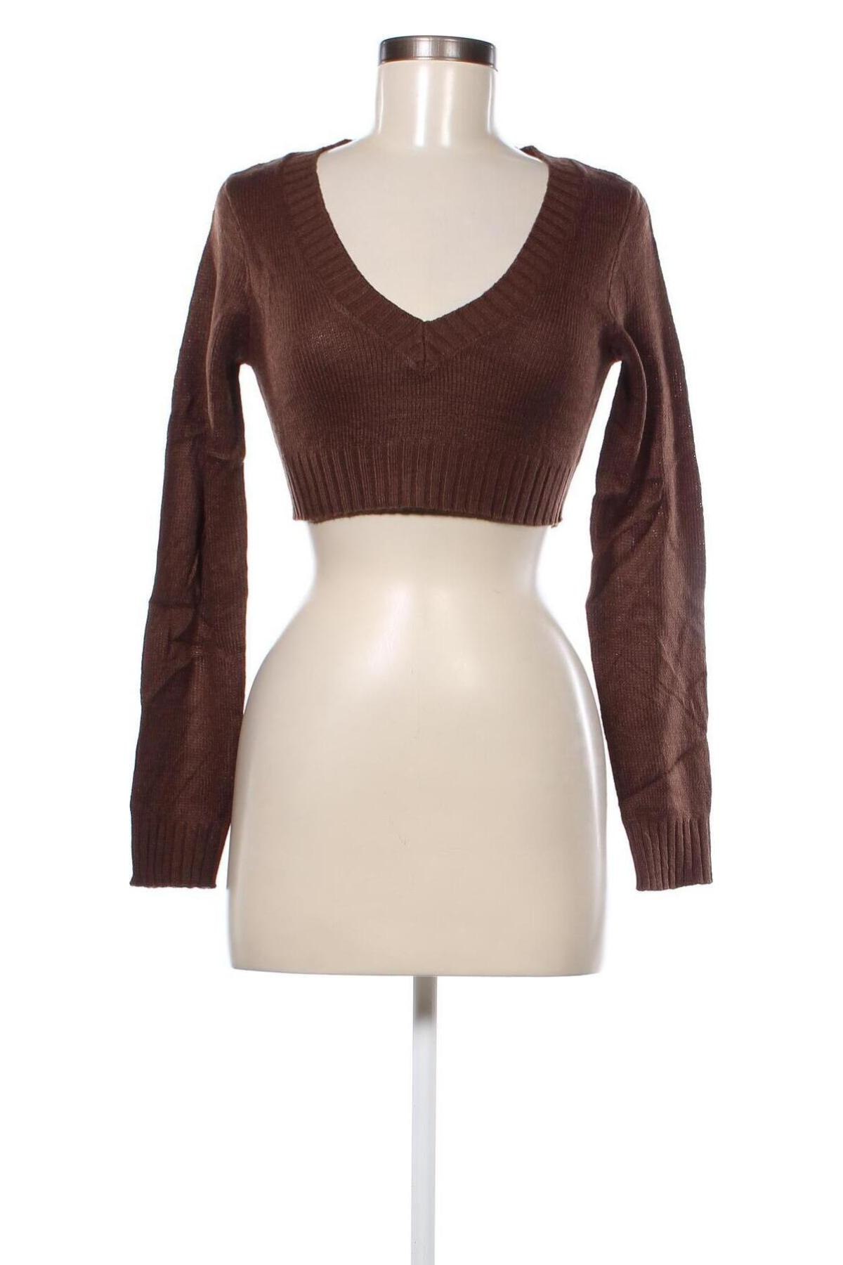Γυναικείο πουλόβερ H&M Divided, Μέγεθος XS, Χρώμα Καφέ, Τιμή 2,33 €