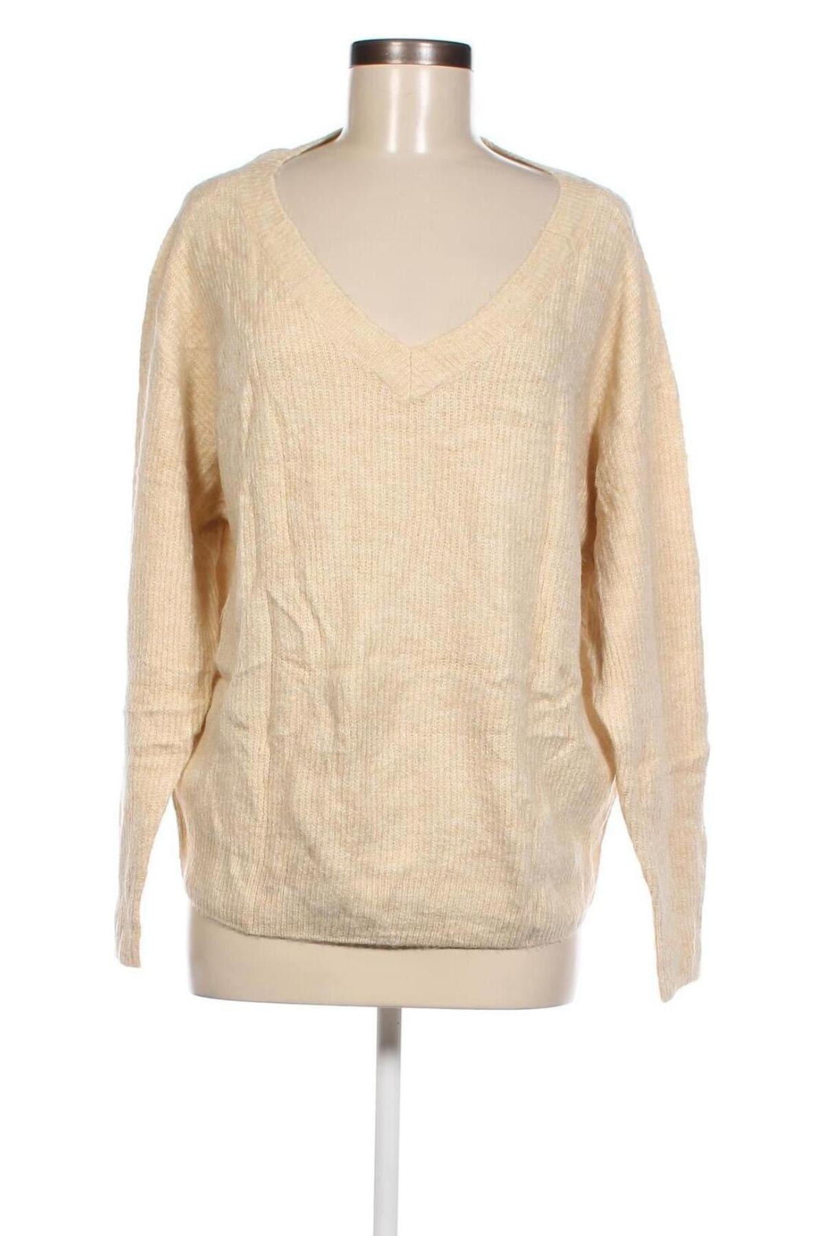 Γυναικείο πουλόβερ Jbc, Μέγεθος XL, Χρώμα Εκρού, Τιμή 2,33 €
