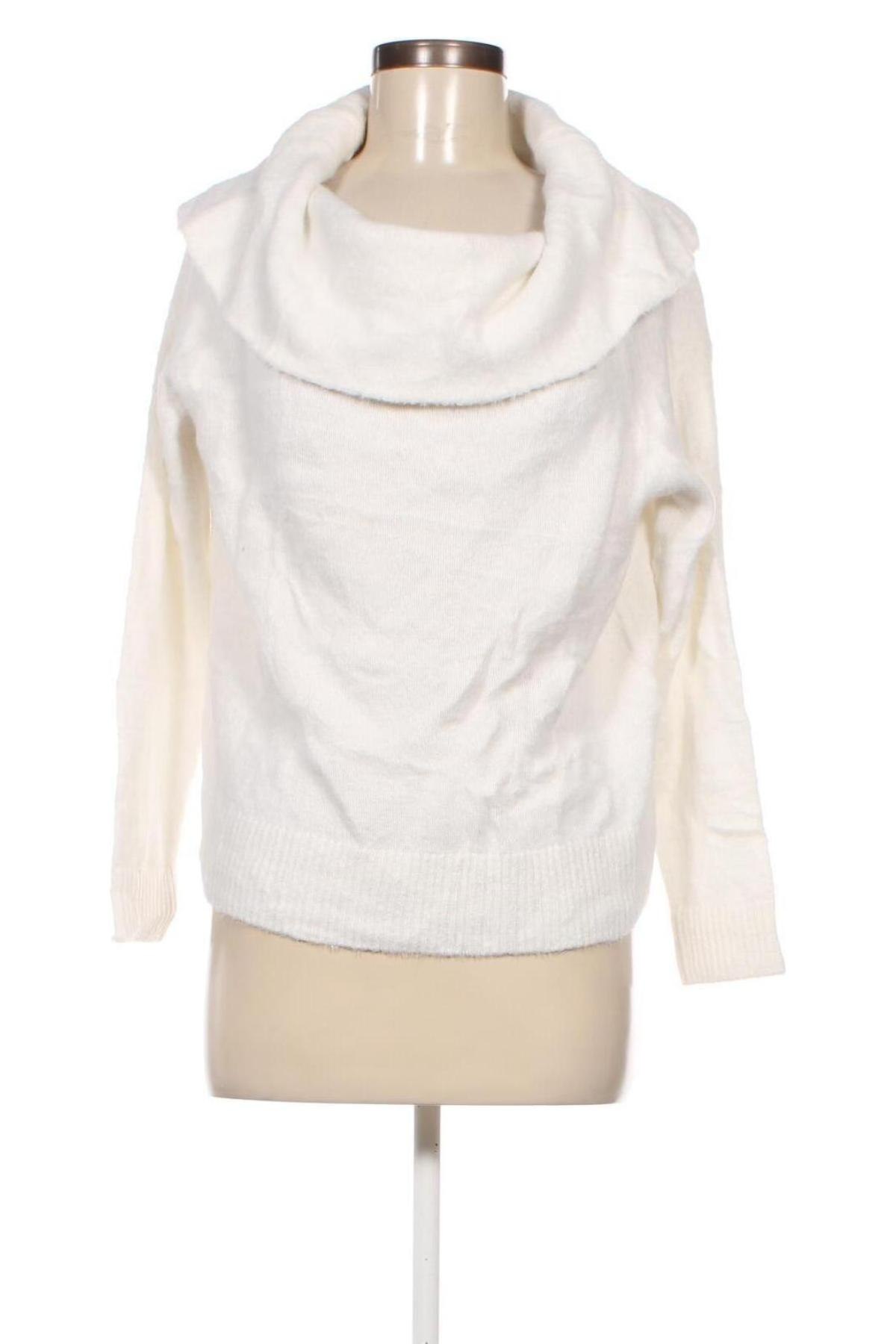Дамски пуловер Jean Pascale, Размер S, Цвят Бял, Цена 8,70 лв.