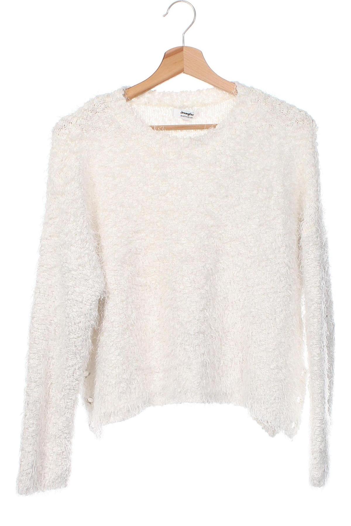 Дамски пуловер Jennyfer, Размер M, Цвят Бял, Цена 8,70 лв.