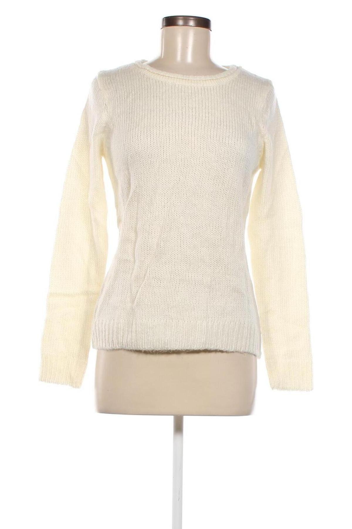 Дамски пуловер Mim, Размер M, Цвят Екрю, Цена 4,35 лв.
