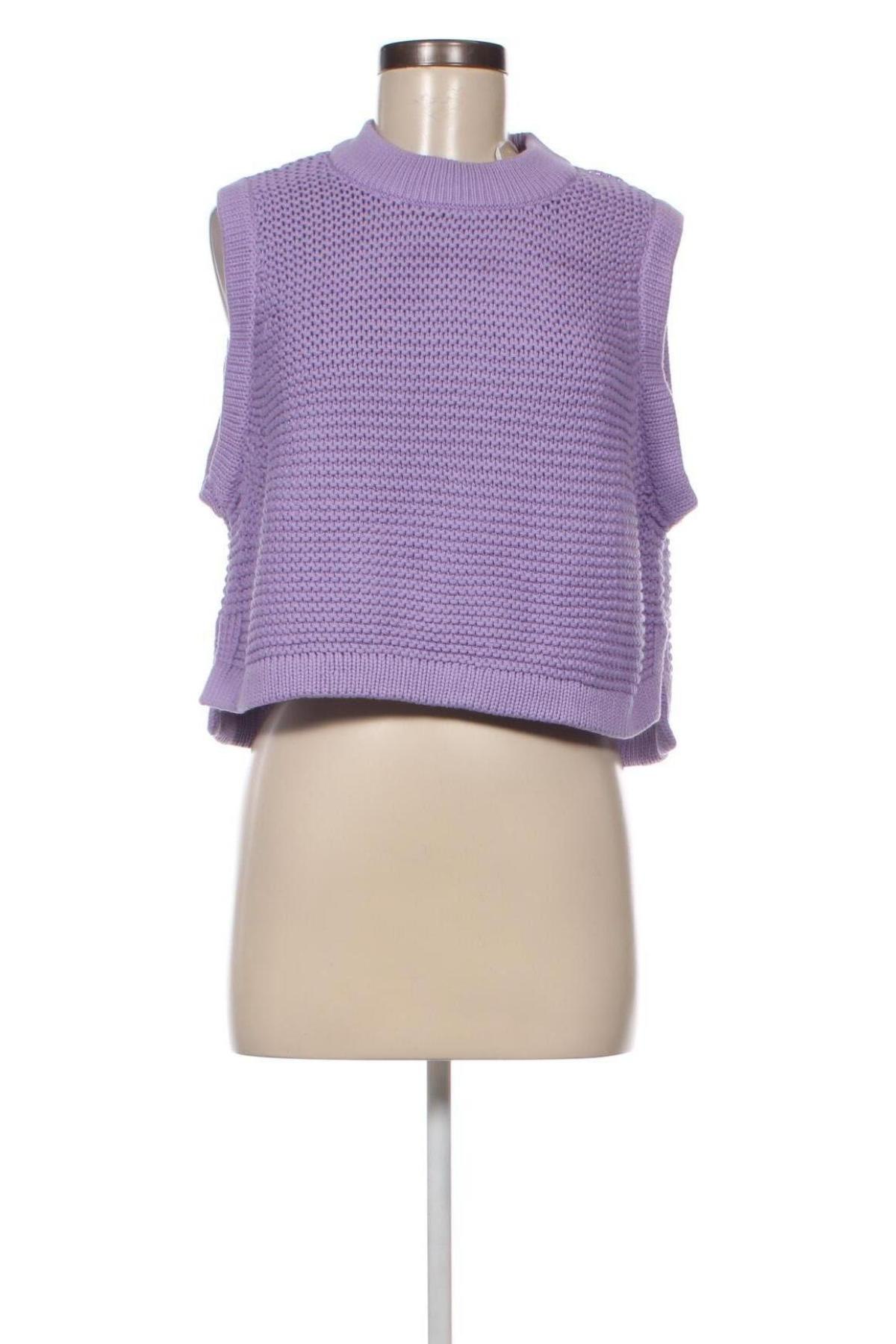 Γυναικείο πουλόβερ Pieces, Μέγεθος L, Χρώμα Βιολετί, Τιμή 4,45 €