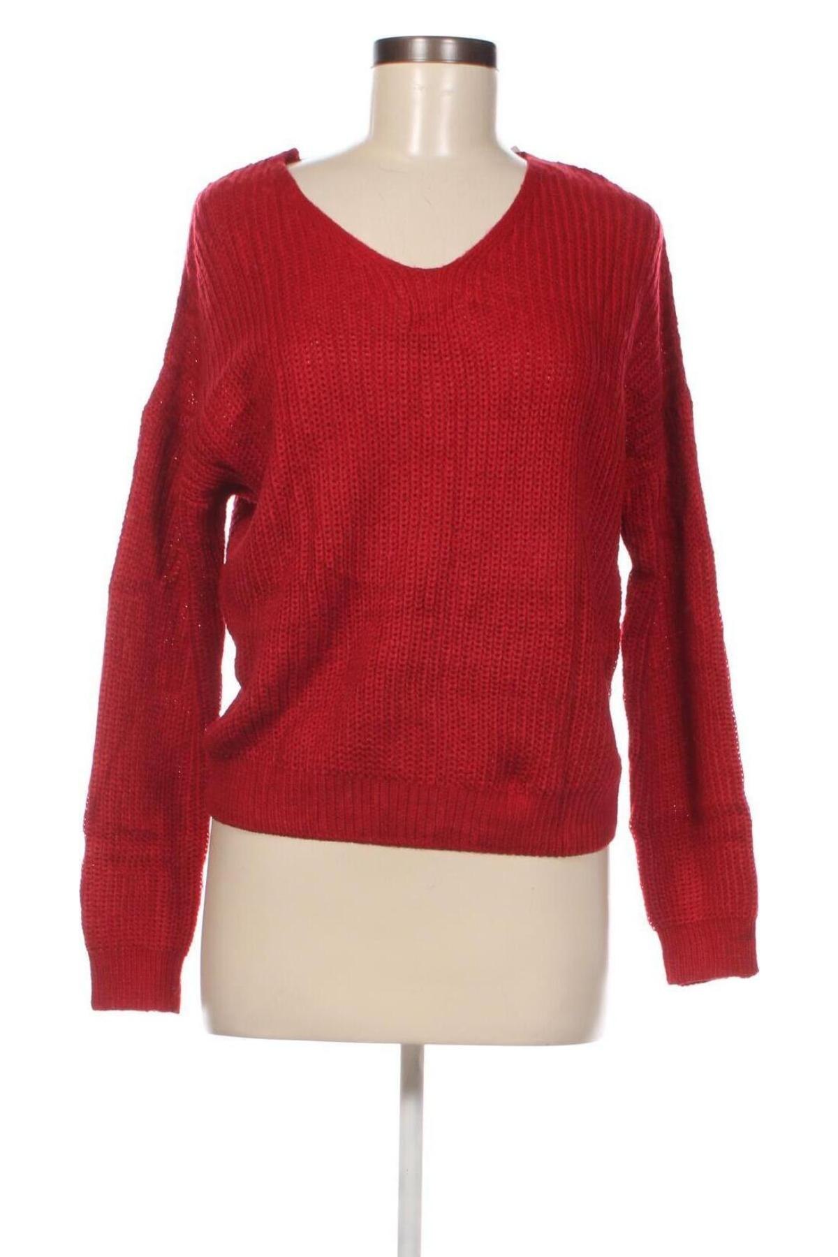 Дамски пуловер Pure Hype, Размер M, Цвят Червен, Цена 9,60 лв.