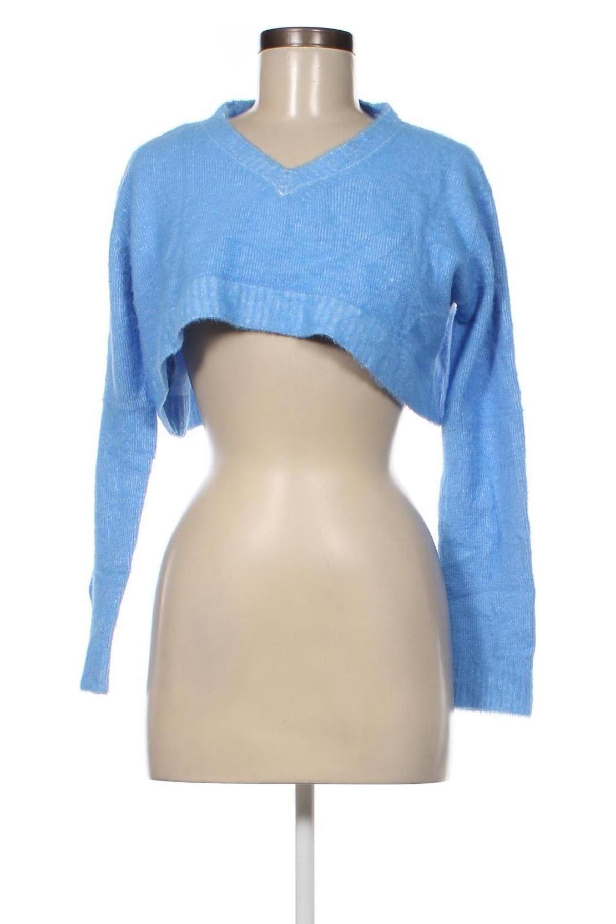 Дамски пуловер SHEIN, Размер S, Цвят Син, Цена 4,06 лв.