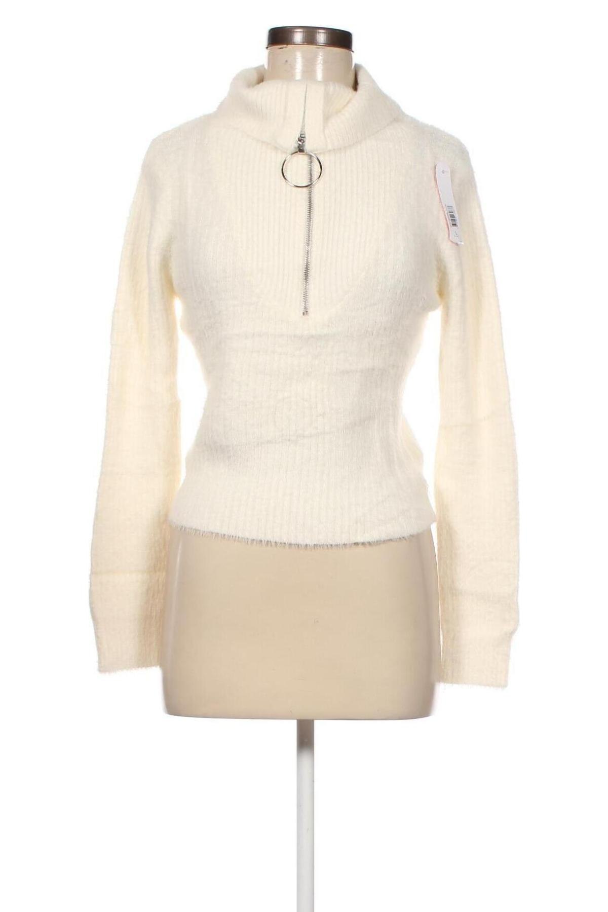 Дамски пуловер Tally Weijl, Размер L, Цвят Екрю, Цена 10,12 лв.