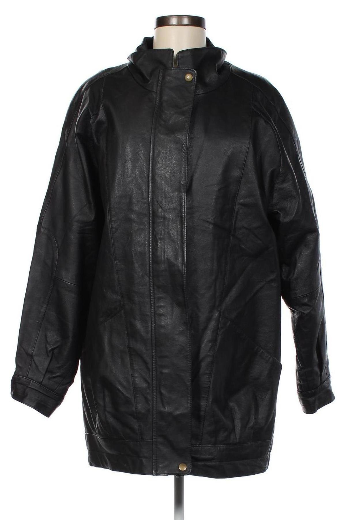 Dámská kožená bunda , Velikost M, Barva Černá, Cena  894,00 Kč