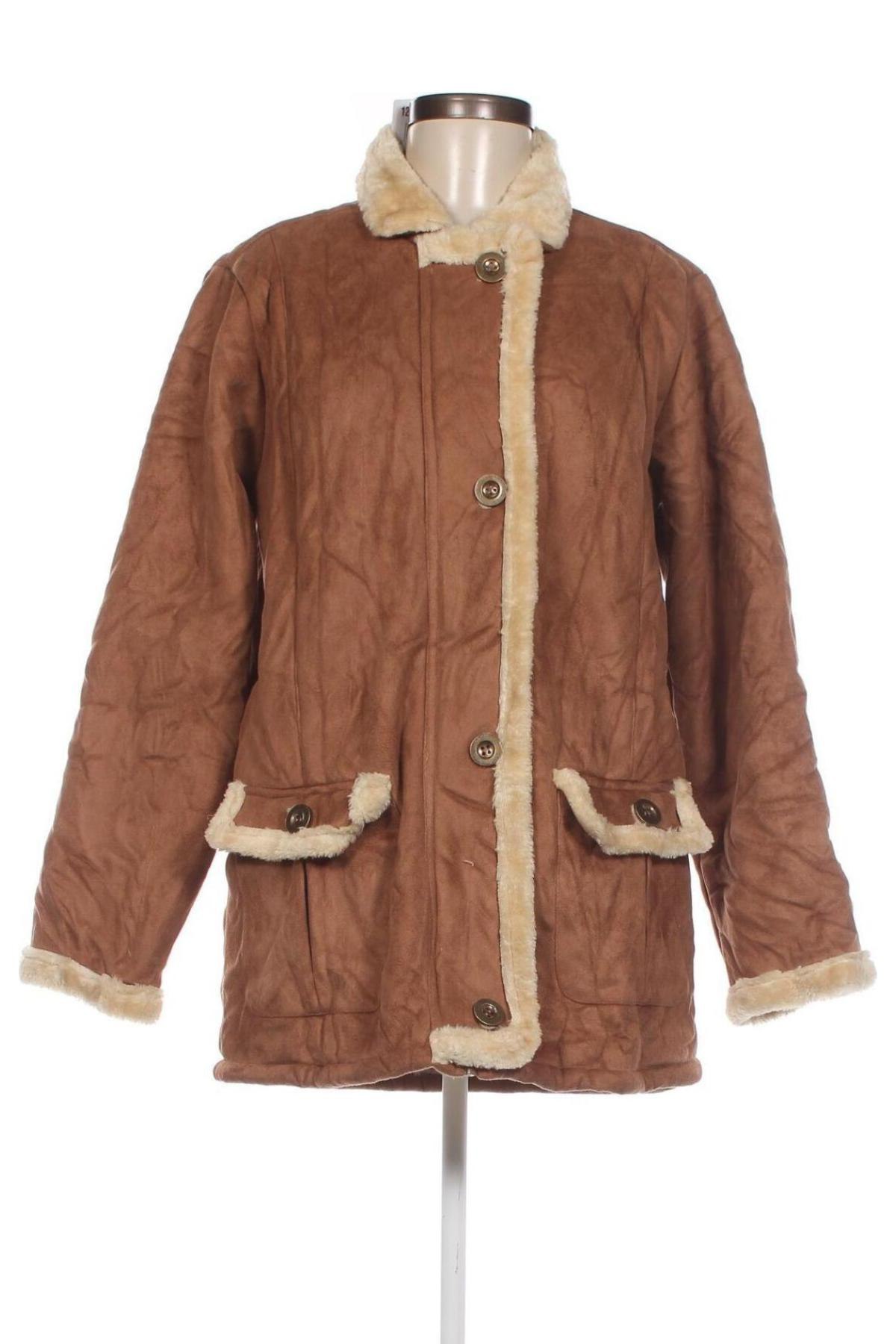 Γυναικείο παλτό Atlas For Women, Μέγεθος XL, Χρώμα  Μπέζ, Τιμή 5,96 €