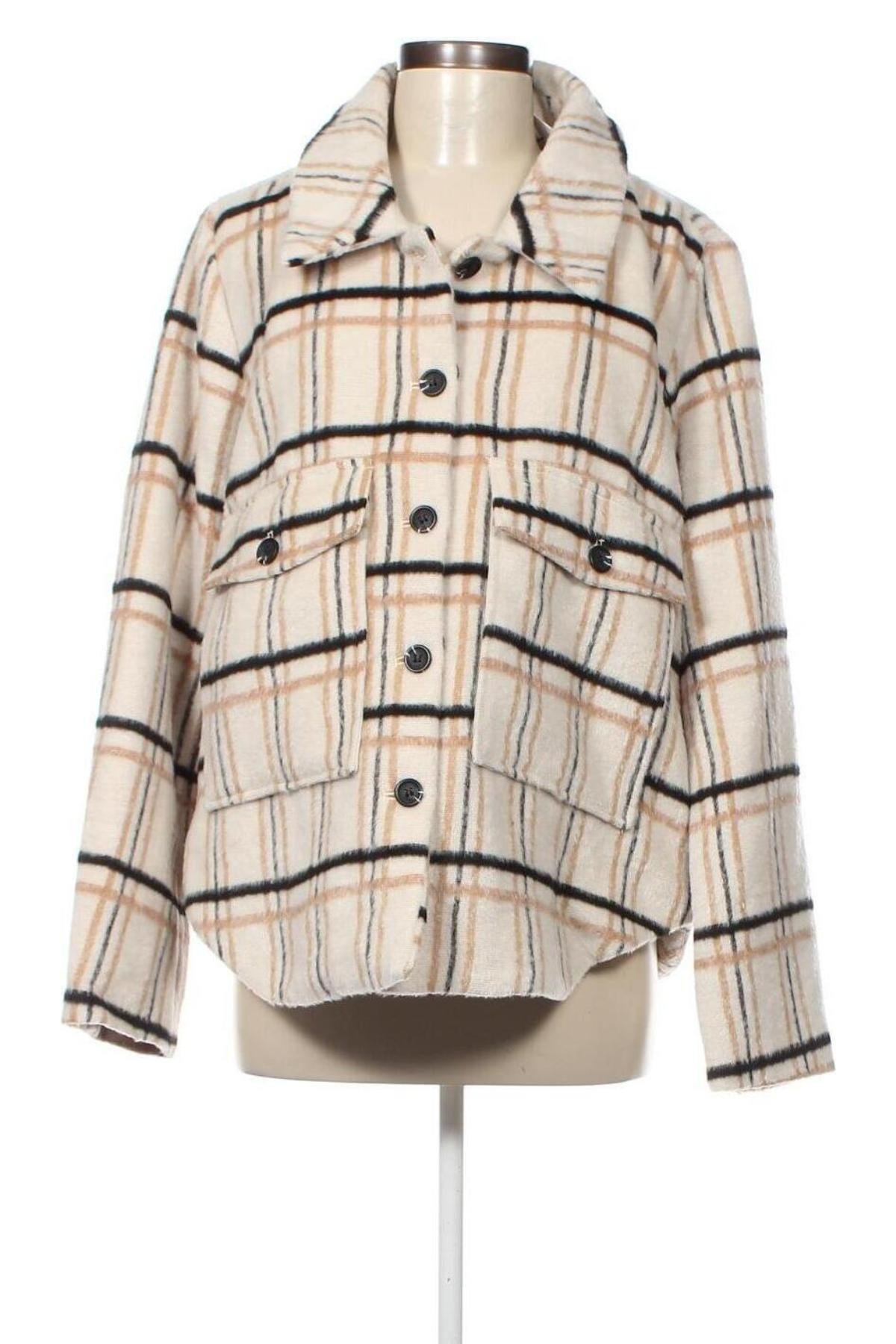 Γυναικείο παλτό B.Young, Μέγεθος L, Χρώμα Πολύχρωμο, Τιμή 18,39 €