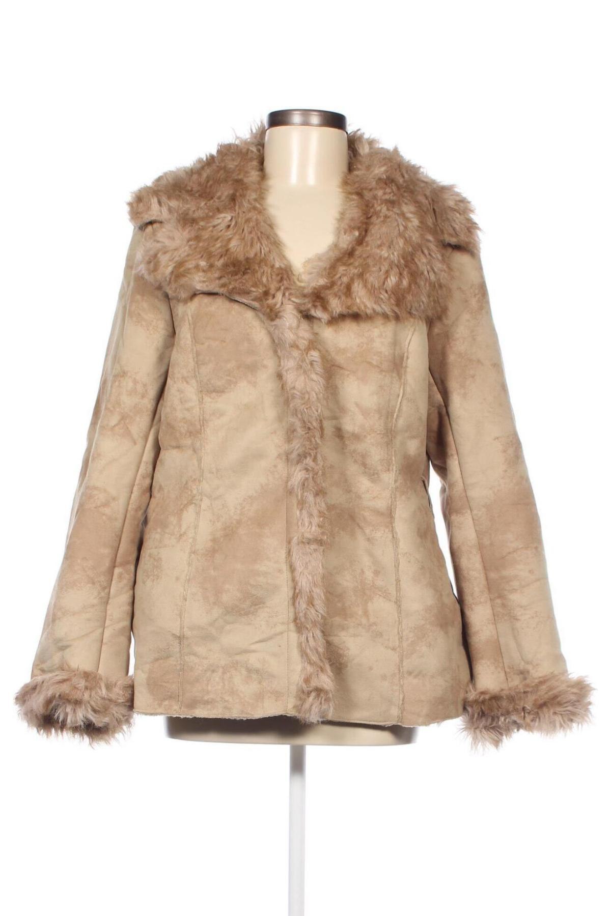 Дамско палто C&A, Размер M, Цвят Бежов, Цена 37,45 лв.