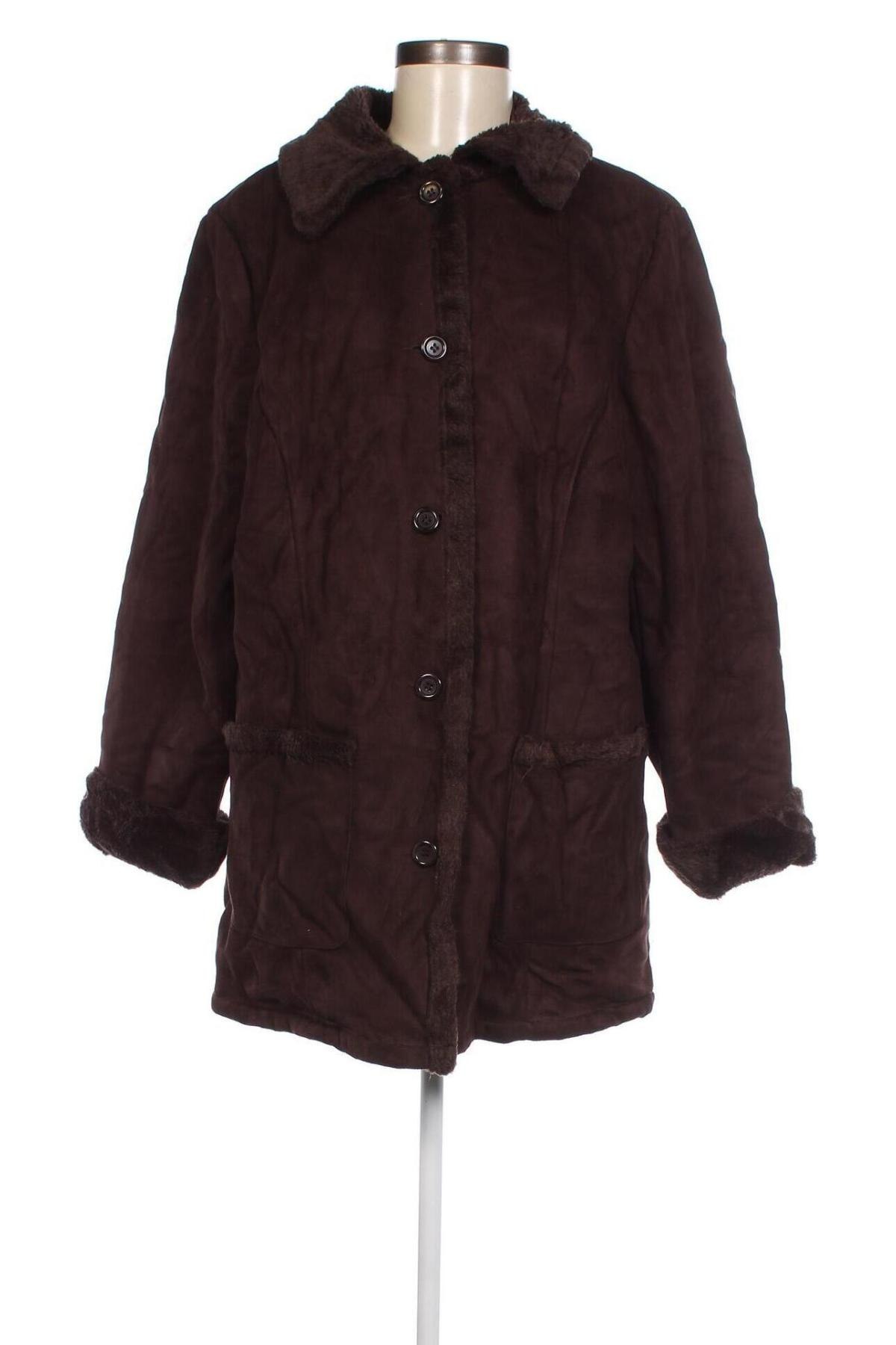 Γυναικείο παλτό Canda, Μέγεθος XL, Χρώμα Καφέ, Τιμή 5,96 €