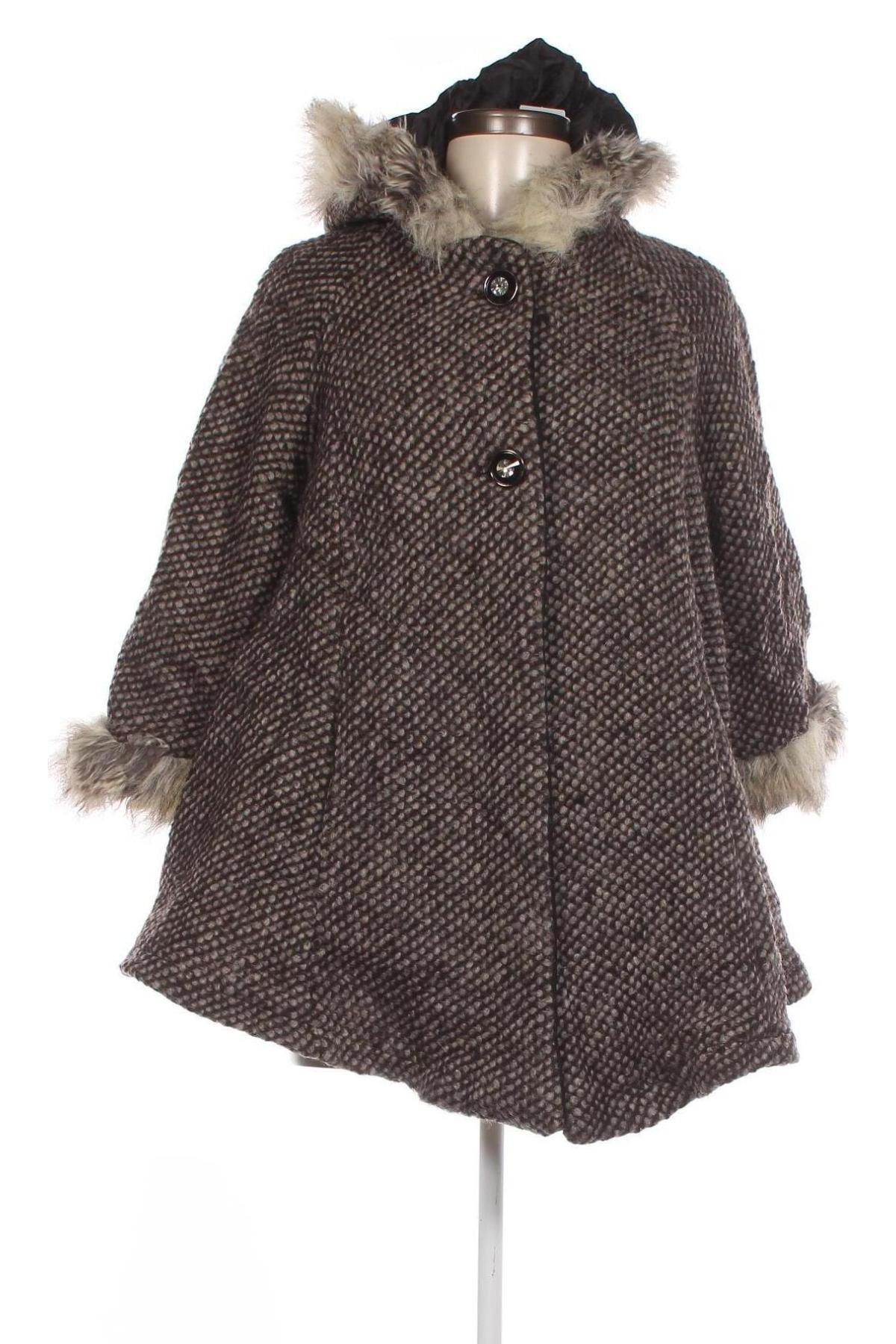 Дамско палто Euro Fashion, Размер M, Цвят Сив, Цена 37,45 лв.