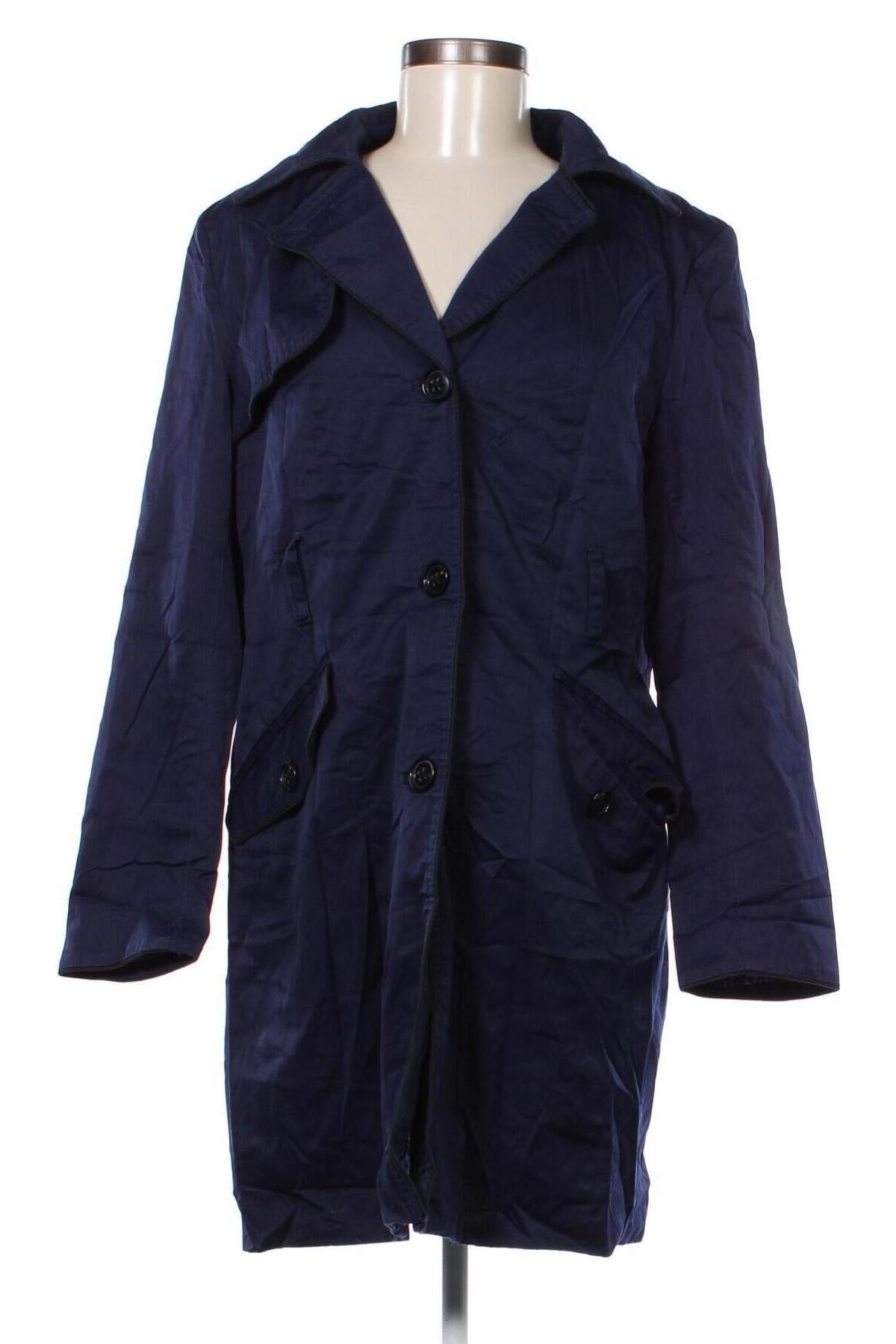 Дамско палто H&M, Размер M, Цвят Син, Цена 64,00 лв.