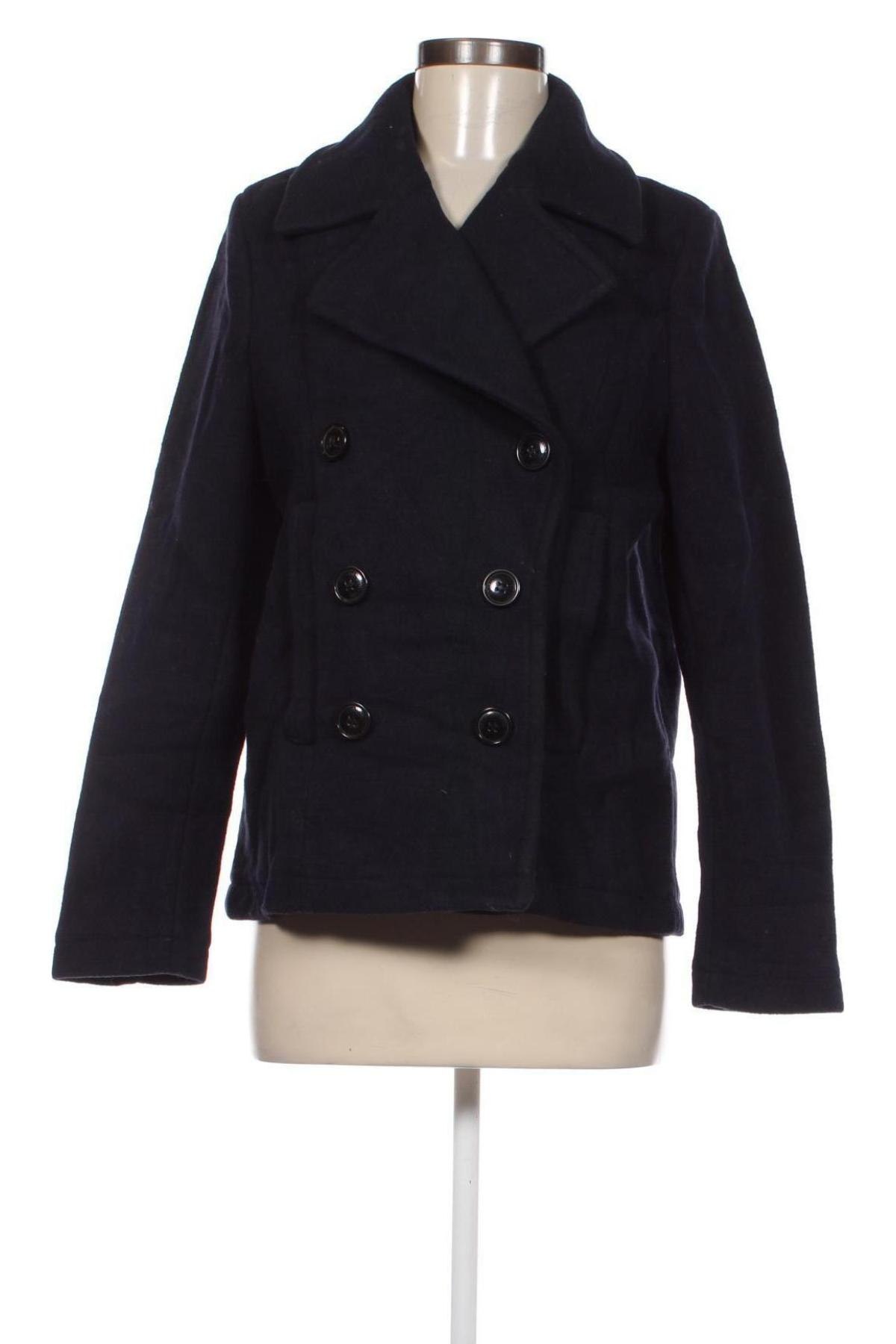 Дамско палто H&M L.O.G.G., Размер M, Цвят Син, Цена 37,45 лв.